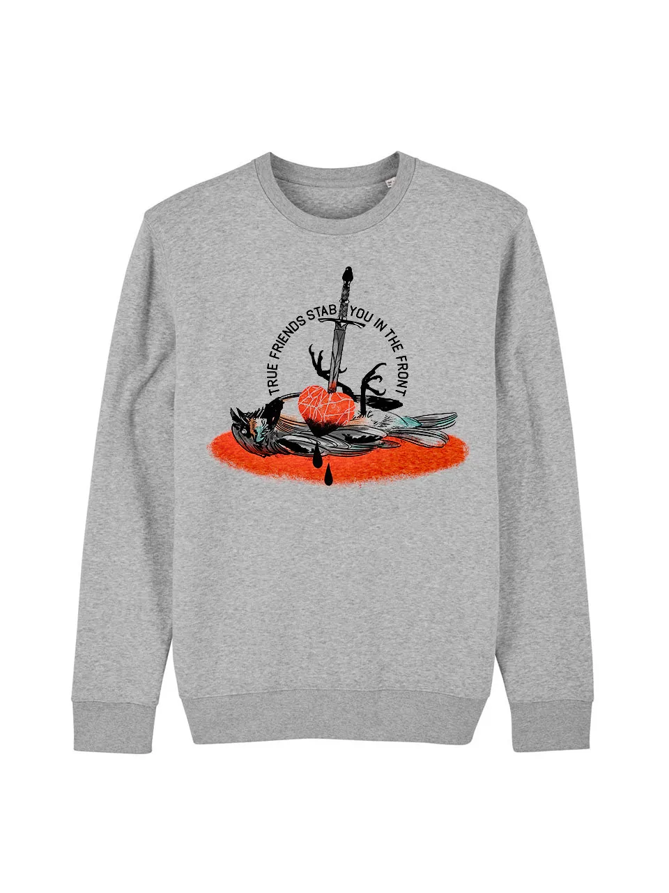 dna merch True Friends Sweatshirt Oscar Wilde Zitat