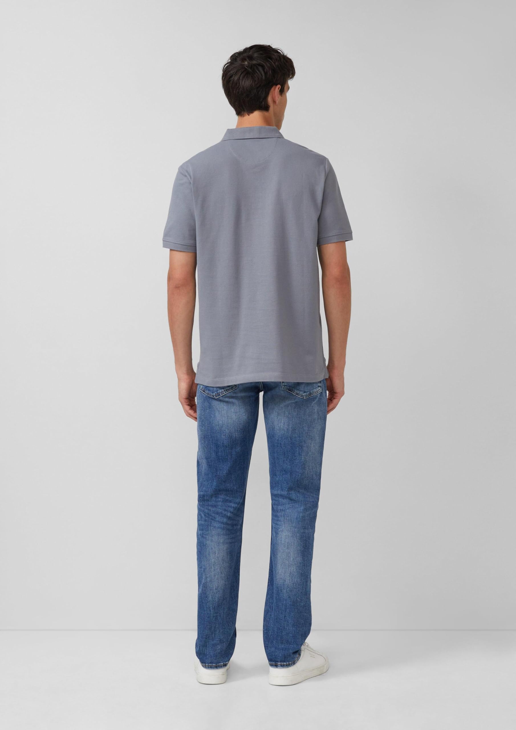 s.Oliver T-Shirt Herren schiefergrau Baumwolle Print