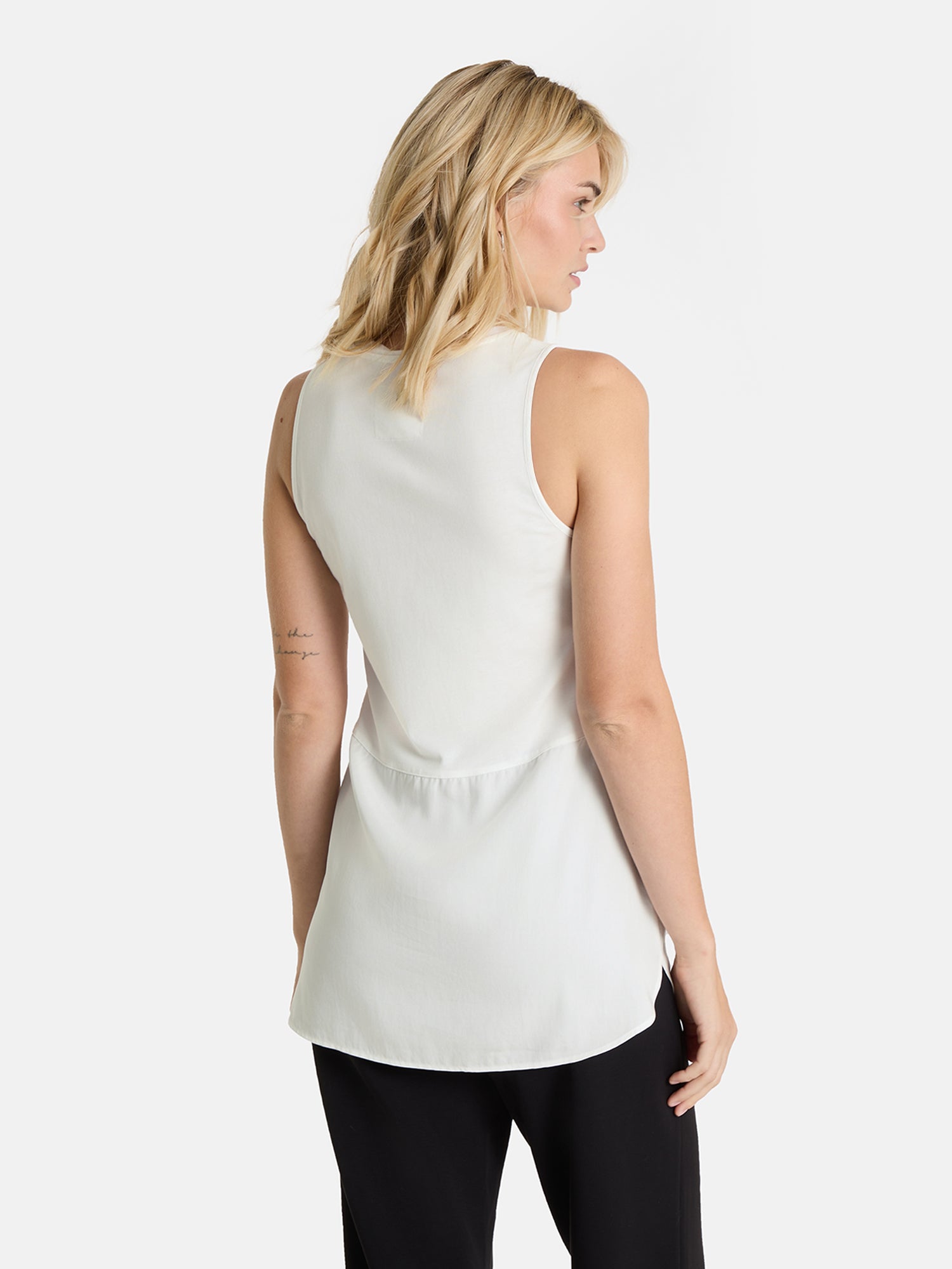 Lieblingsstück RatchiL Top Baumwollmix offwhite ärmellos