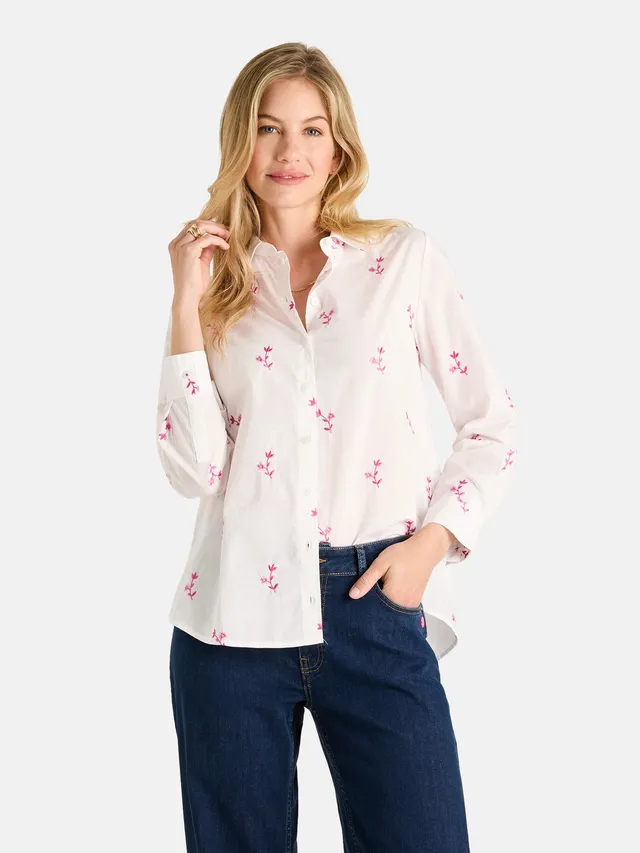 Lieblingsstück RadunaL Bluse offwhite aus Baumwolle
