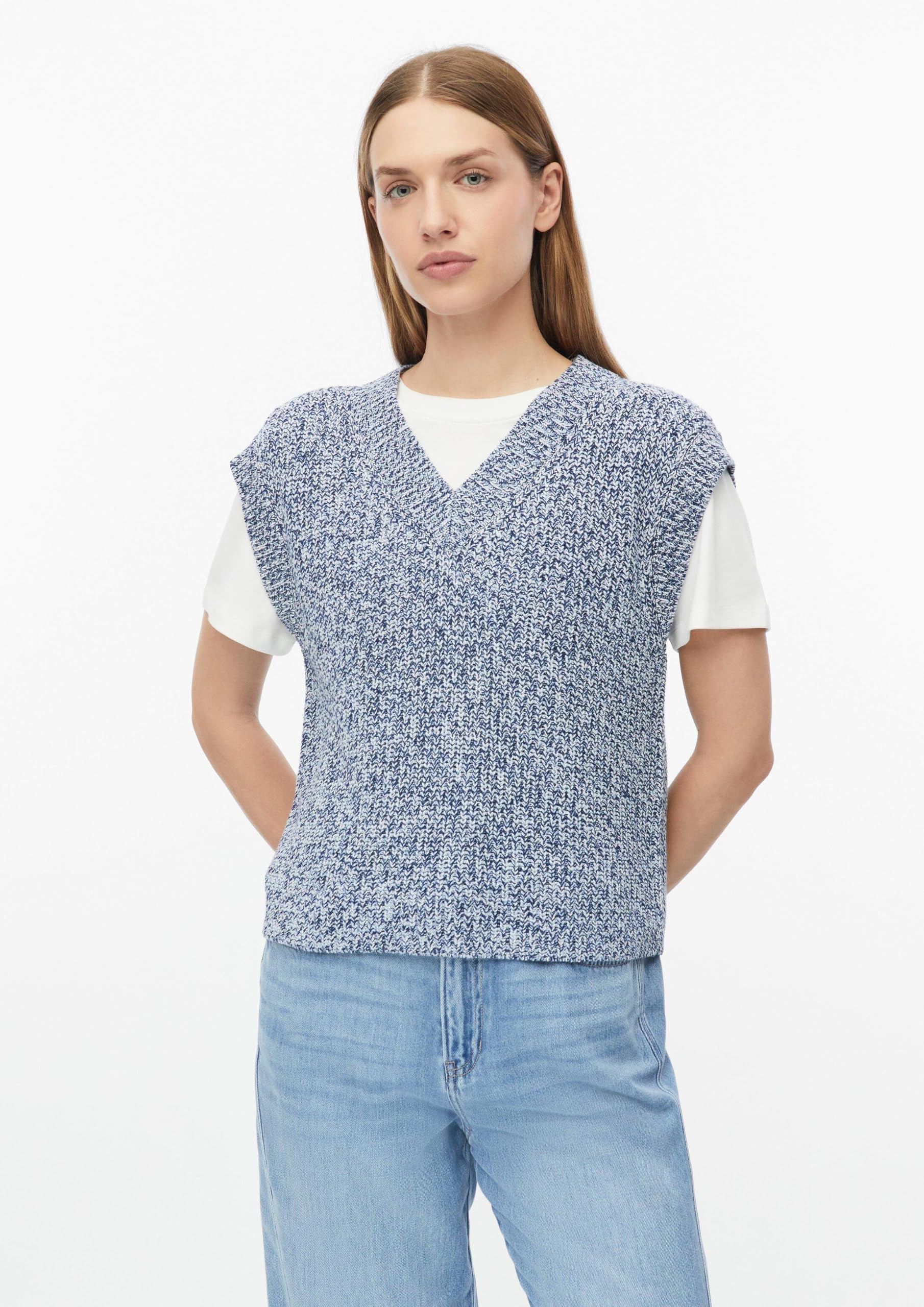 s.Oliver Red Label Pullover Kurzarm Damen Baumwollmix