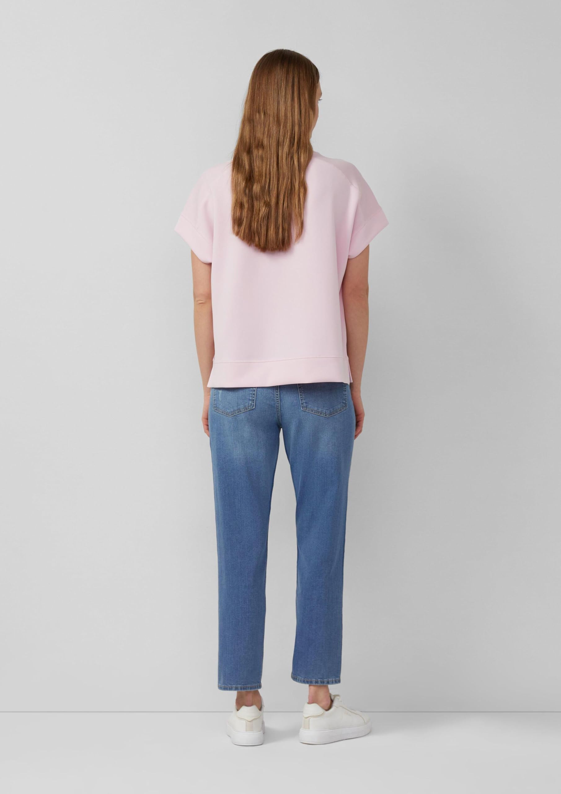 s.Oliver Oversize Sweatshirt Scuba Pullover olivgrün