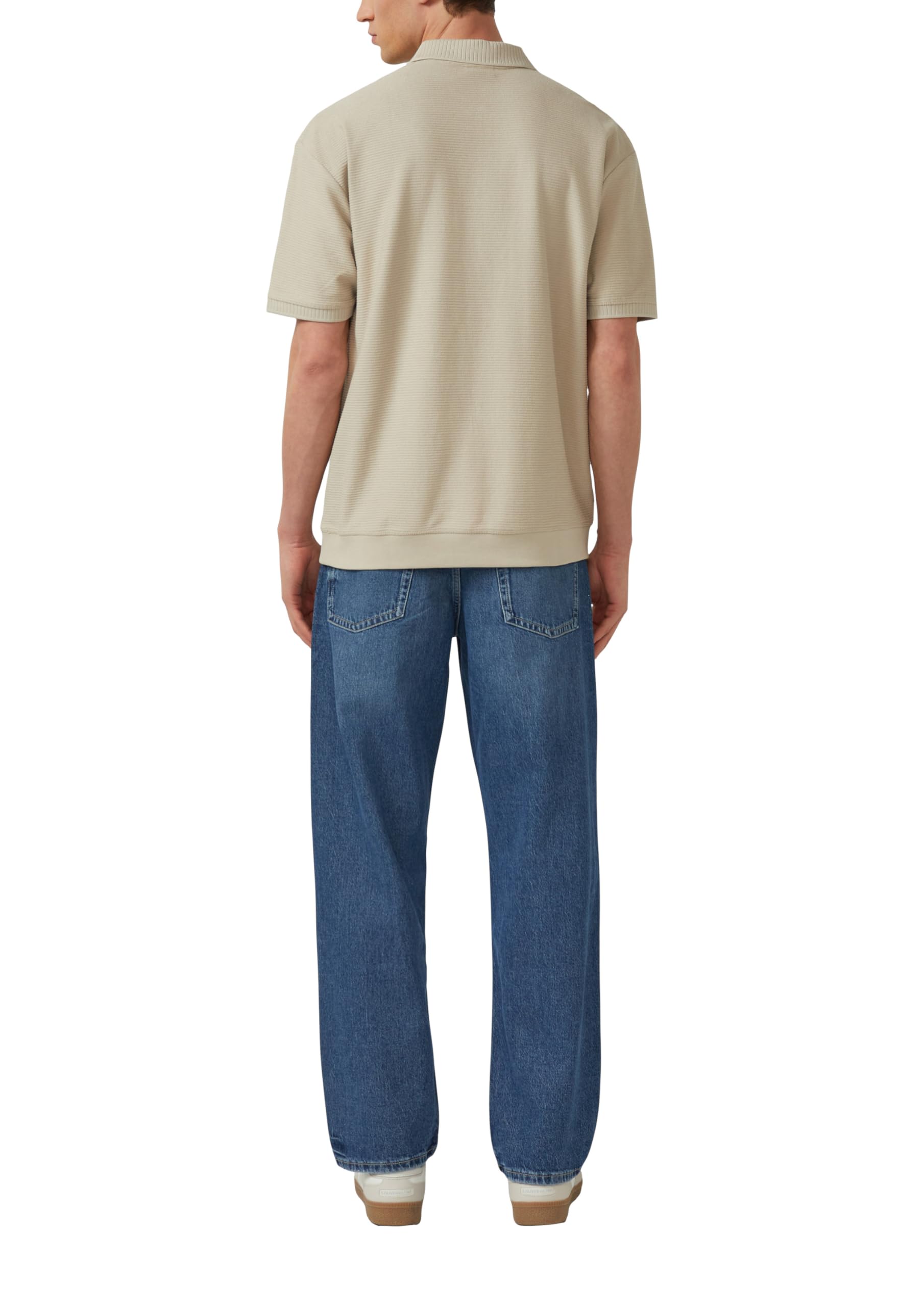 s.Oliver Modern Fit Poloshirt Reissverschluss Braun
