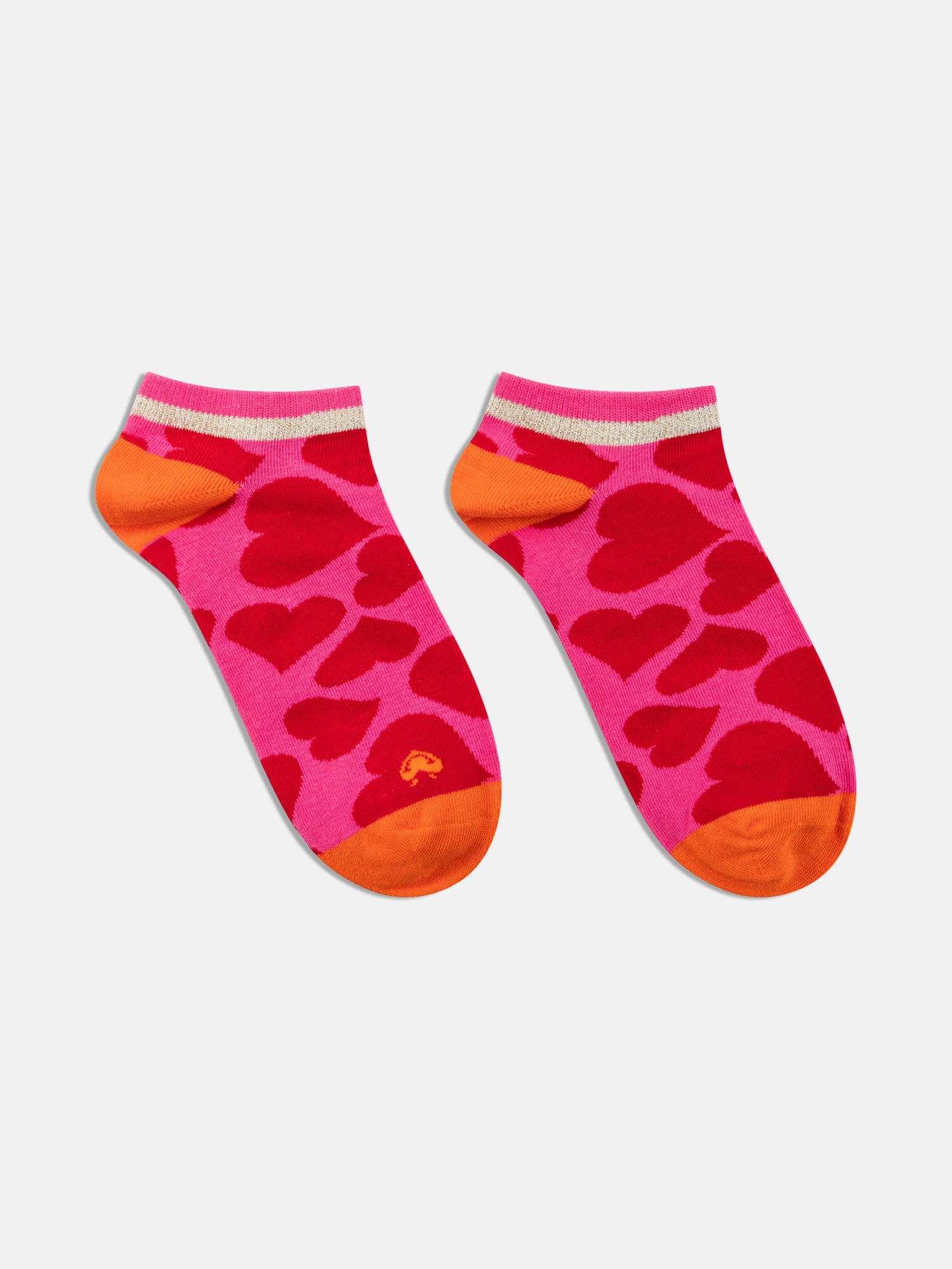 Lieblingsstück MarilyEP Sneakersocken sunset orange Herz 3er