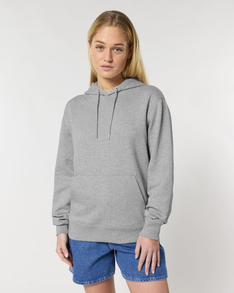 United4Rescue Logo groß Kapuzenpullover French Navy Bio