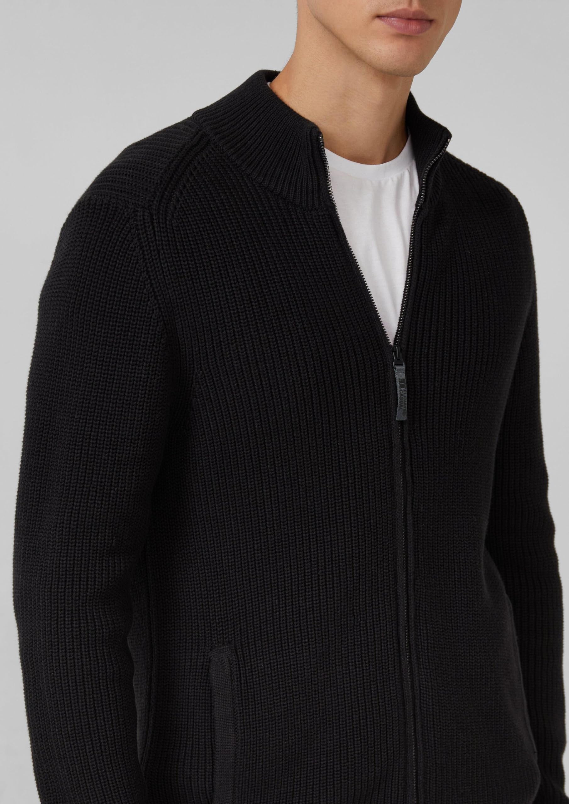 s.Oliver RED LABEL Cardigan Struktur schwarz S