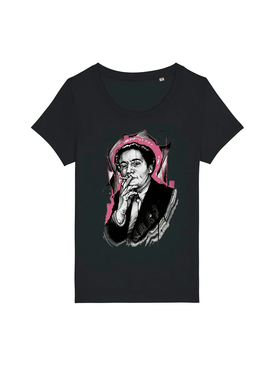 dna merch Frieda Belinfante Frauen T-Shirt Schwarz Bio-Porträt
