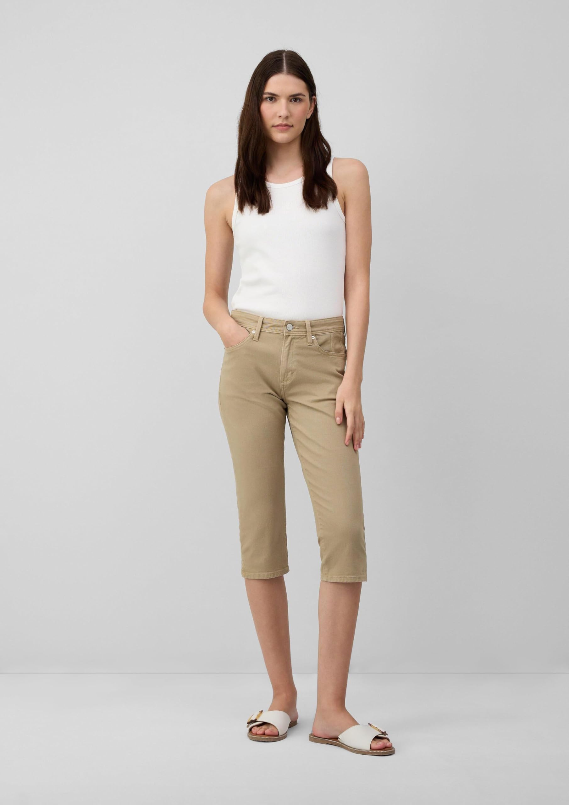 s.Oliver Betsy Capri-Jeans Slim Mid Rise Gr. 38 Denim