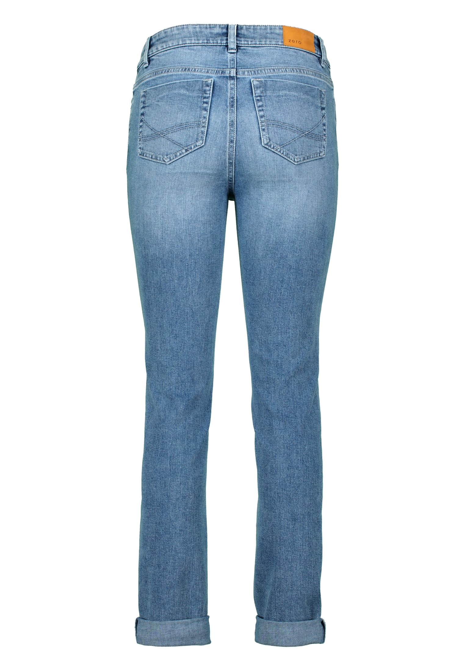zero Jeans Orlando Damen Blue Denim 40 schmales Bein