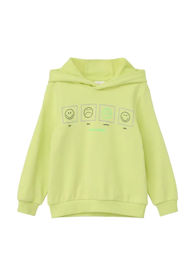 s.Oliver RED LABEL Smiley Hoodie Kinder 104-110 Baumwollmix