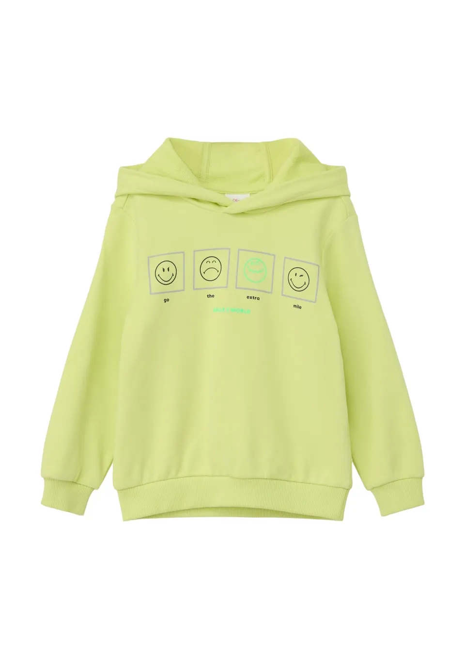 s.Oliver RED LABEL Smiley Hoodie Kinder 104-110 Baumwollmix