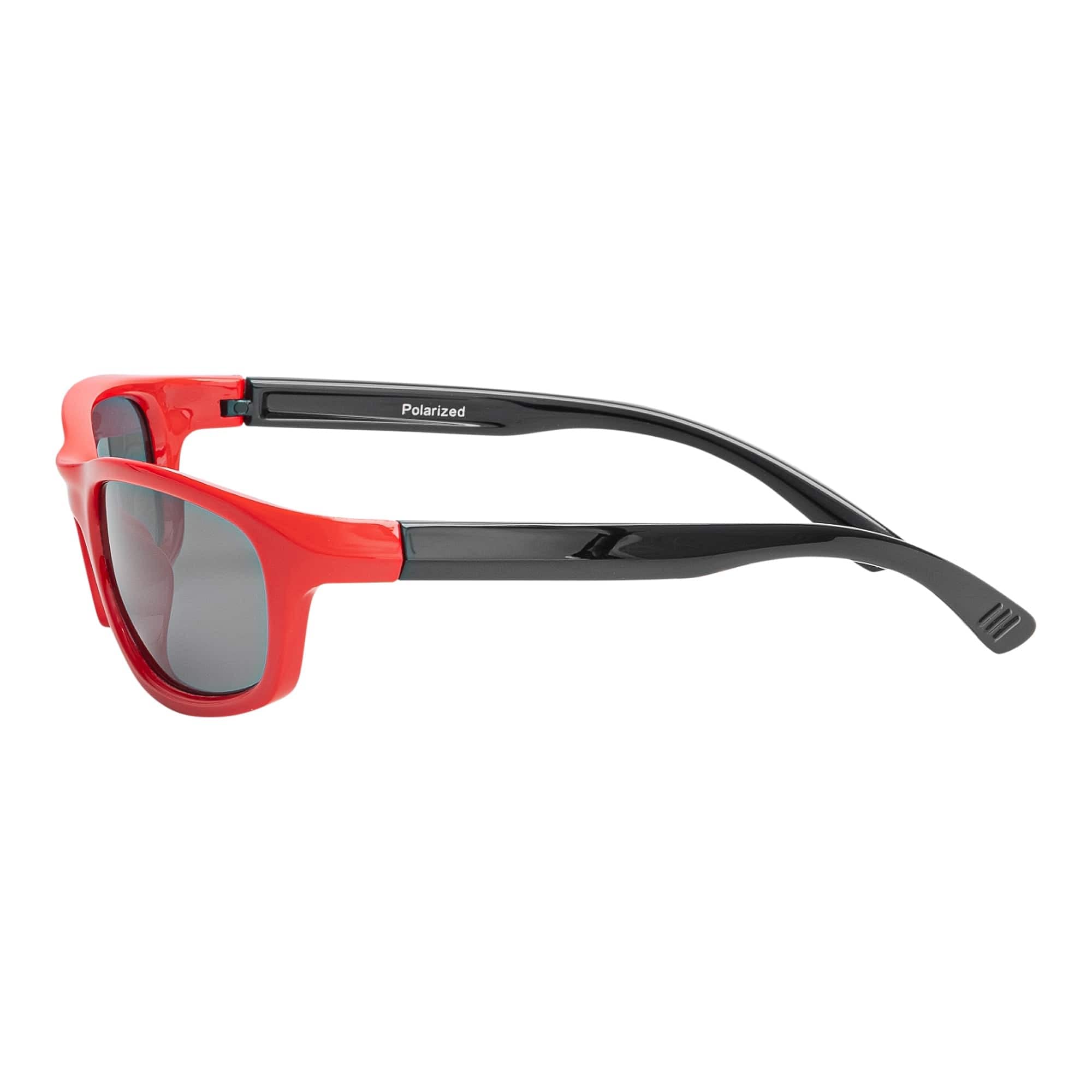 BEZLIT Sport Kinder Sonnenbrille Rot-Schwarz rutschfest UV400