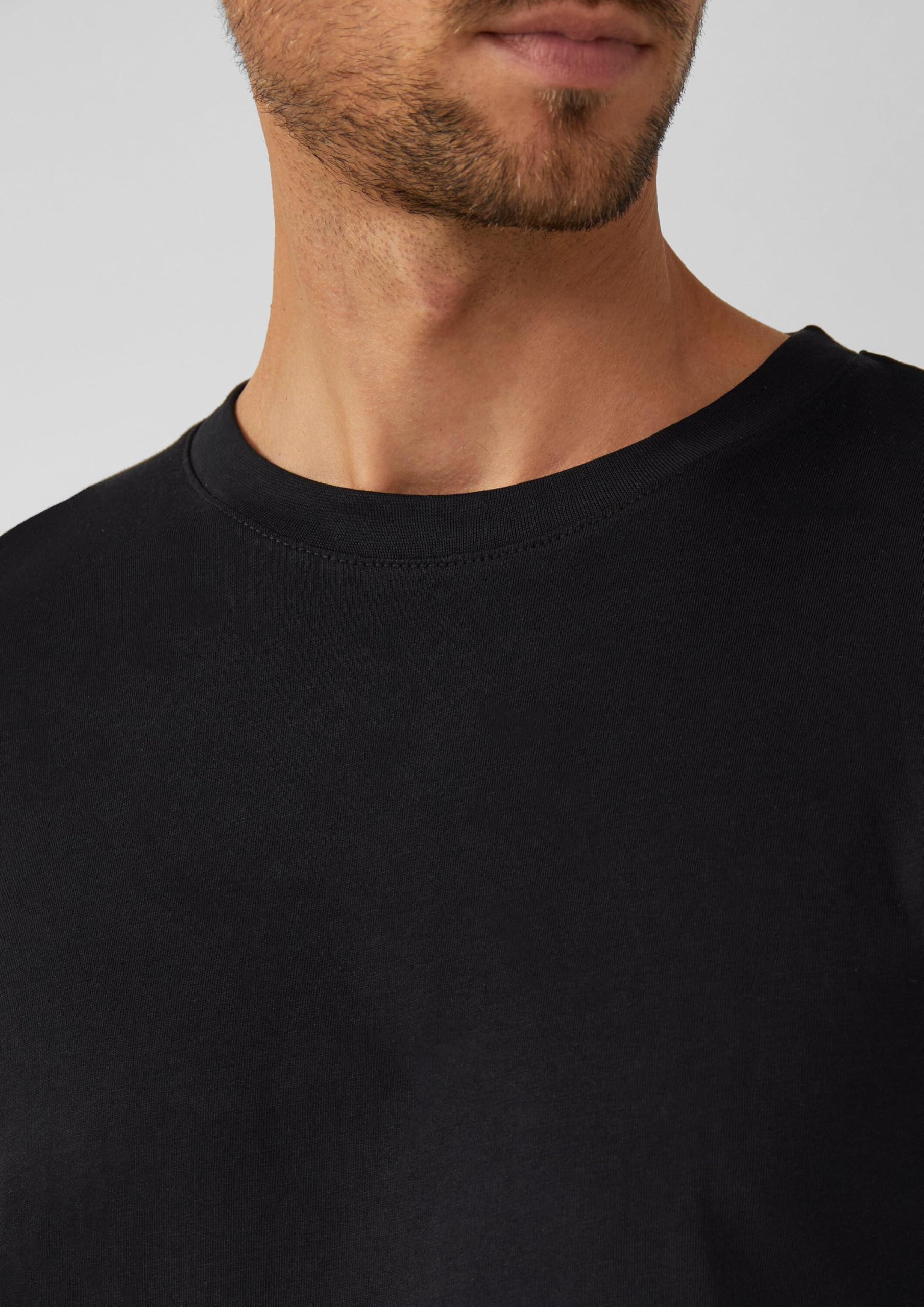 s.Oliver RED LABEL T-Shirt Baumwoll-Jersey 5er-Pack schwarz XL?