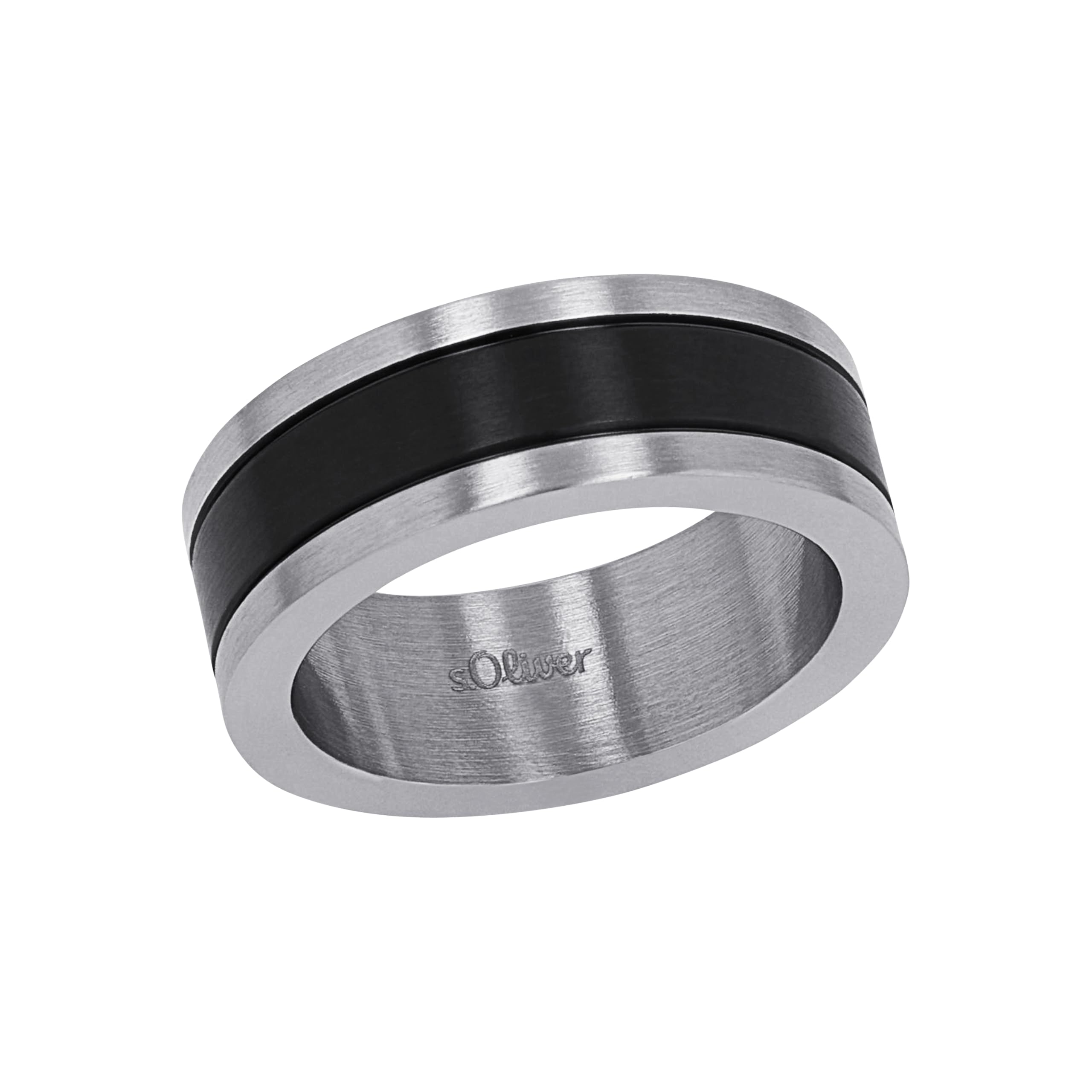s.Oliver RED LABEL Basic Ring Silber Edelstahl