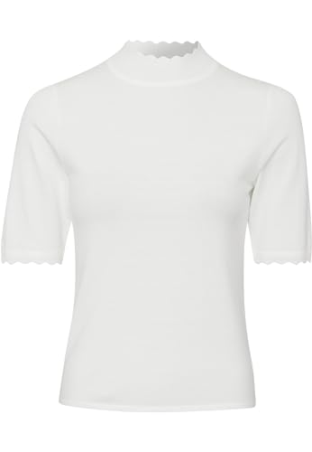 zero Strickpullover Wellenkante Damen 34 Offwhite