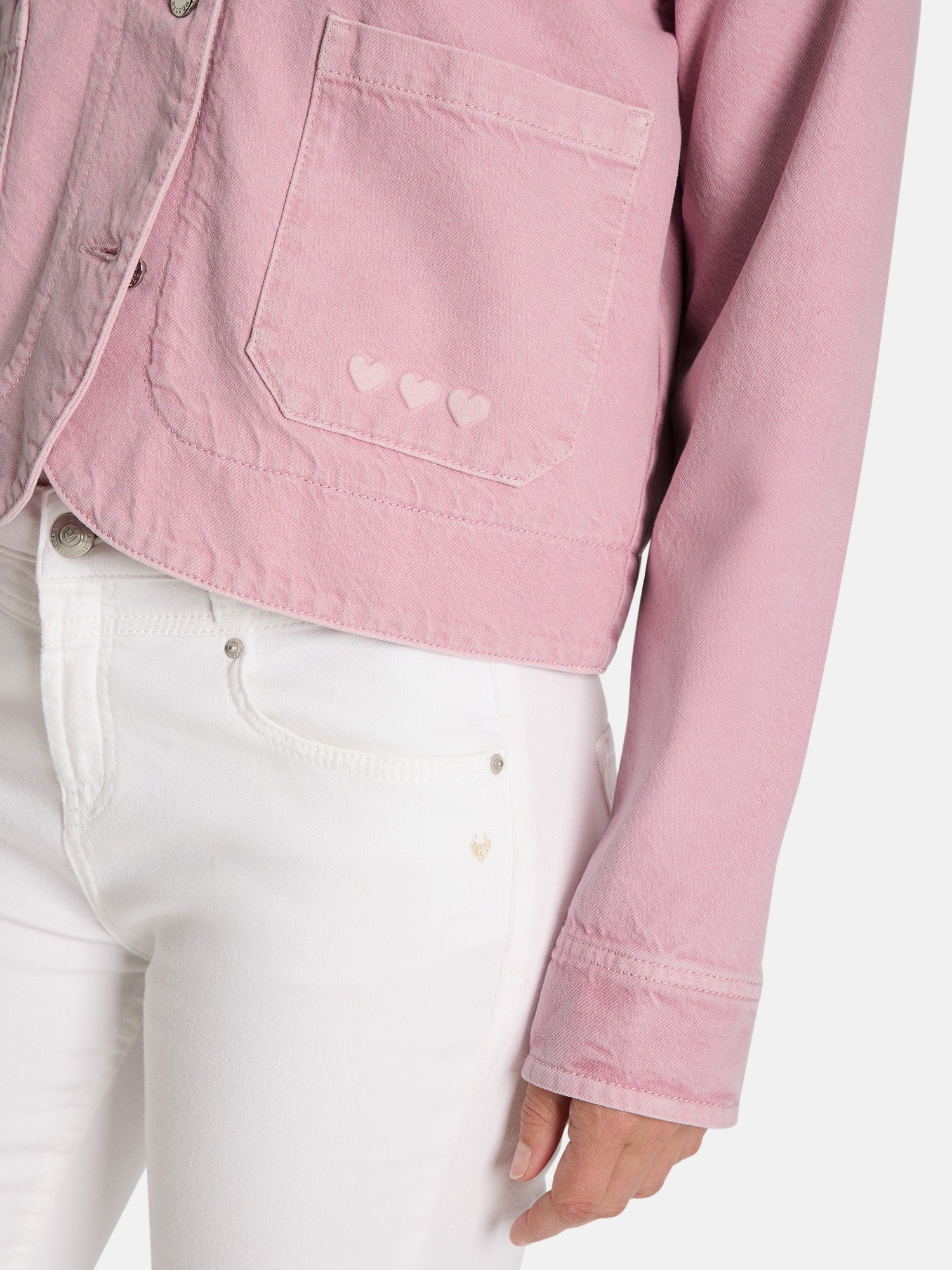 Lieblingsstück ChelseyL Jeansjacke Baumwollmix rosa