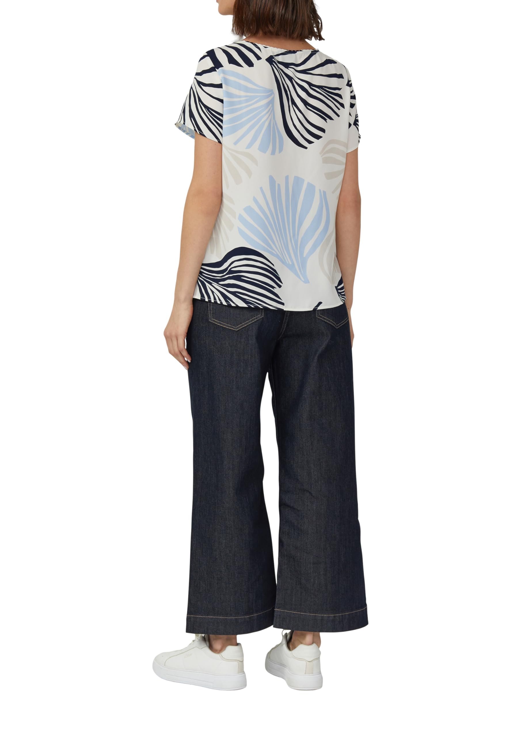 s.Oliver BLACK LABEL 2175066 Crêpe-Bluse Allover Print