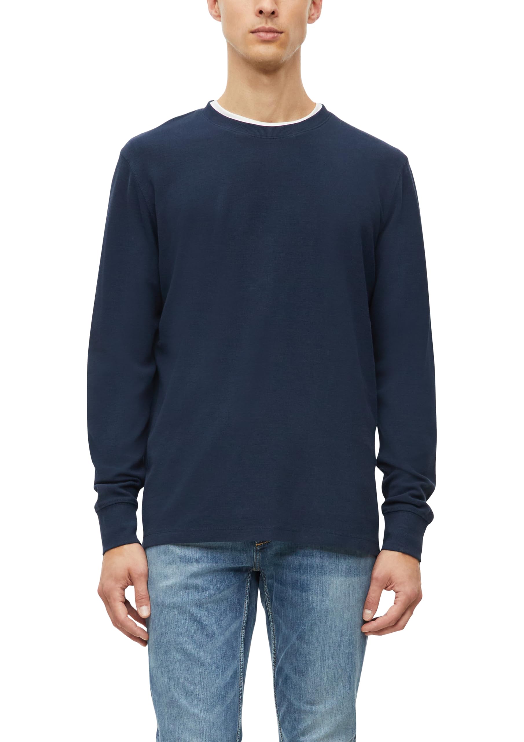 s.Oliver Waffel-Jersey Langarmshirt hellbraun S