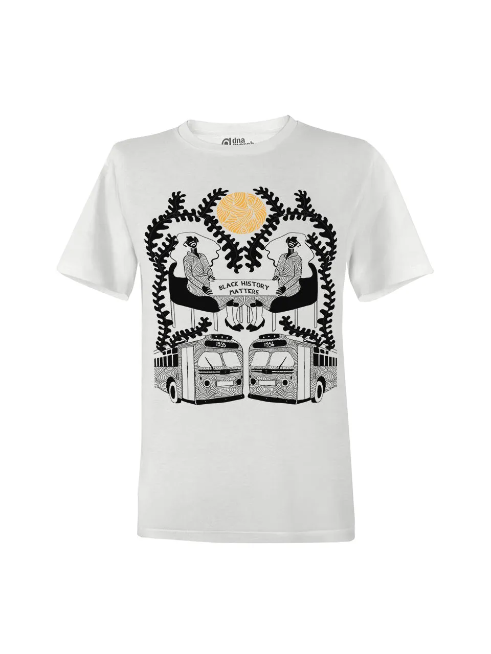 dna merch Montgomery Bus Boycott T-Shirt Baumwolle