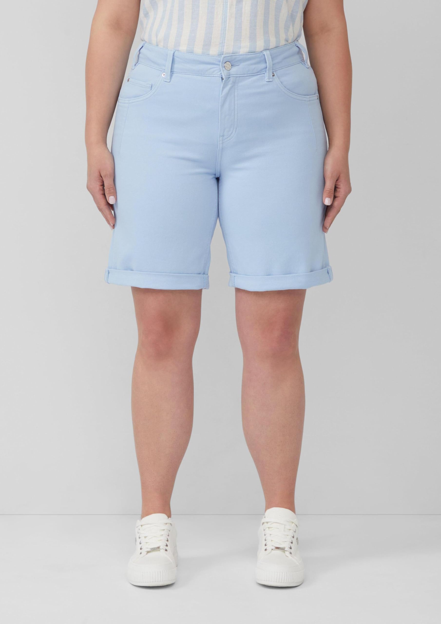 s.Oliver Red Label Bermuda Jeans Mid Rise Straight Fit