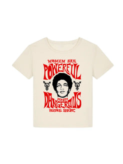 dna merch Powerful Dangerous T-Shirt Women schwarz