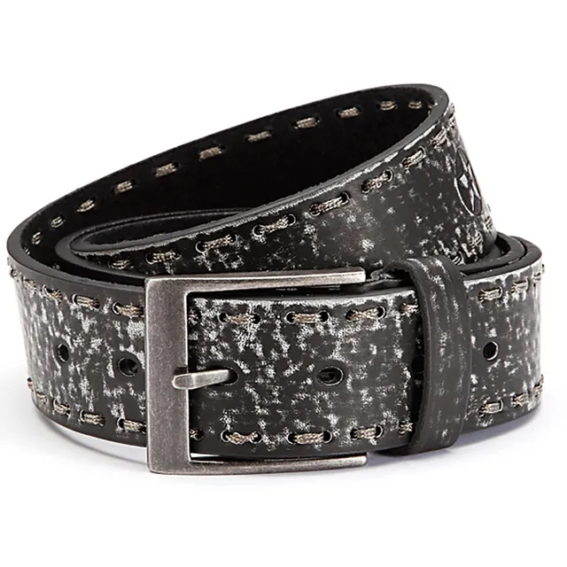 BEZLIT Herren Ledergürtel kürzbar Vintage Metallschnalle