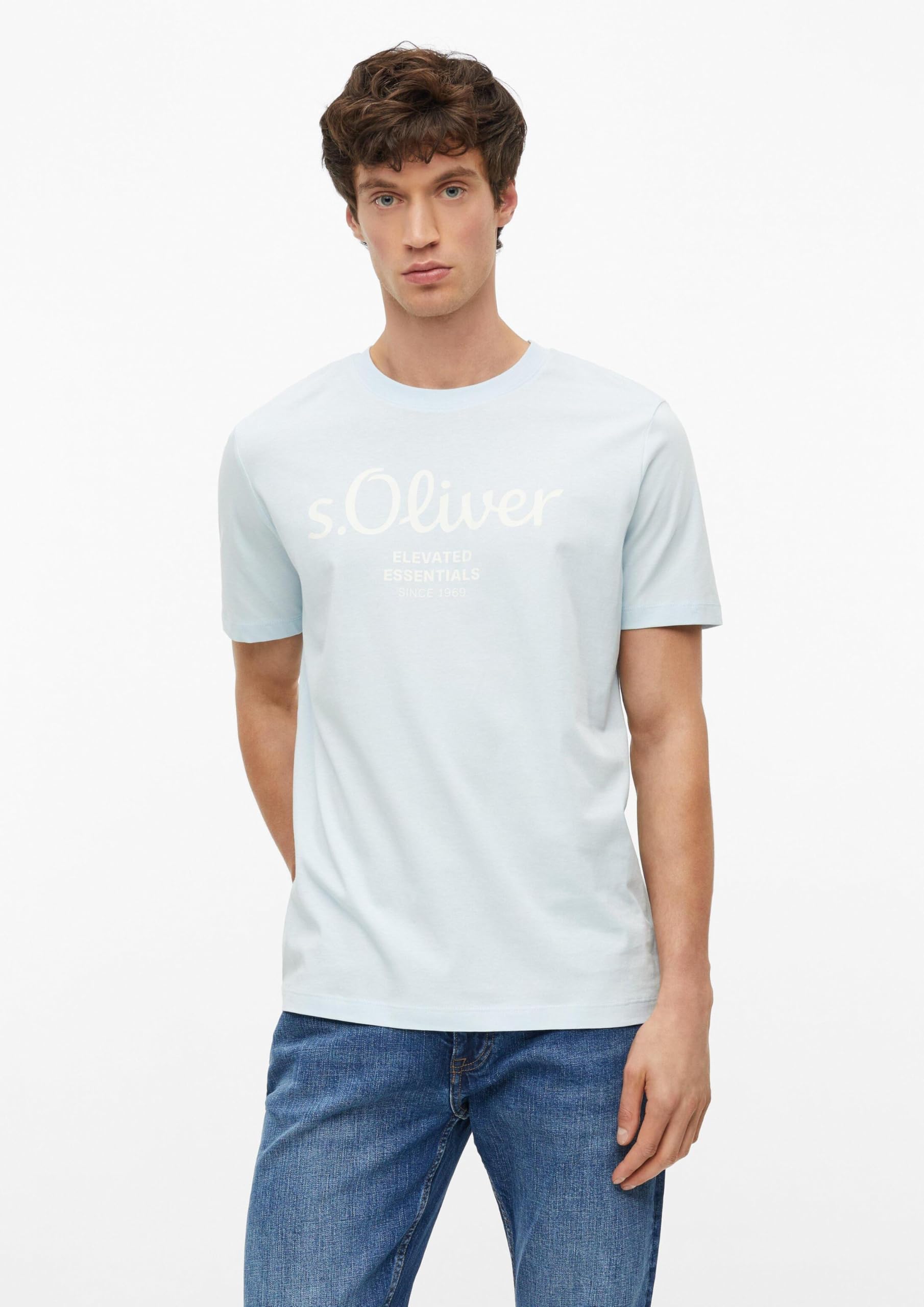 s.Oliver Junior T-Shirt 3XL Logo-Print Baumwolle