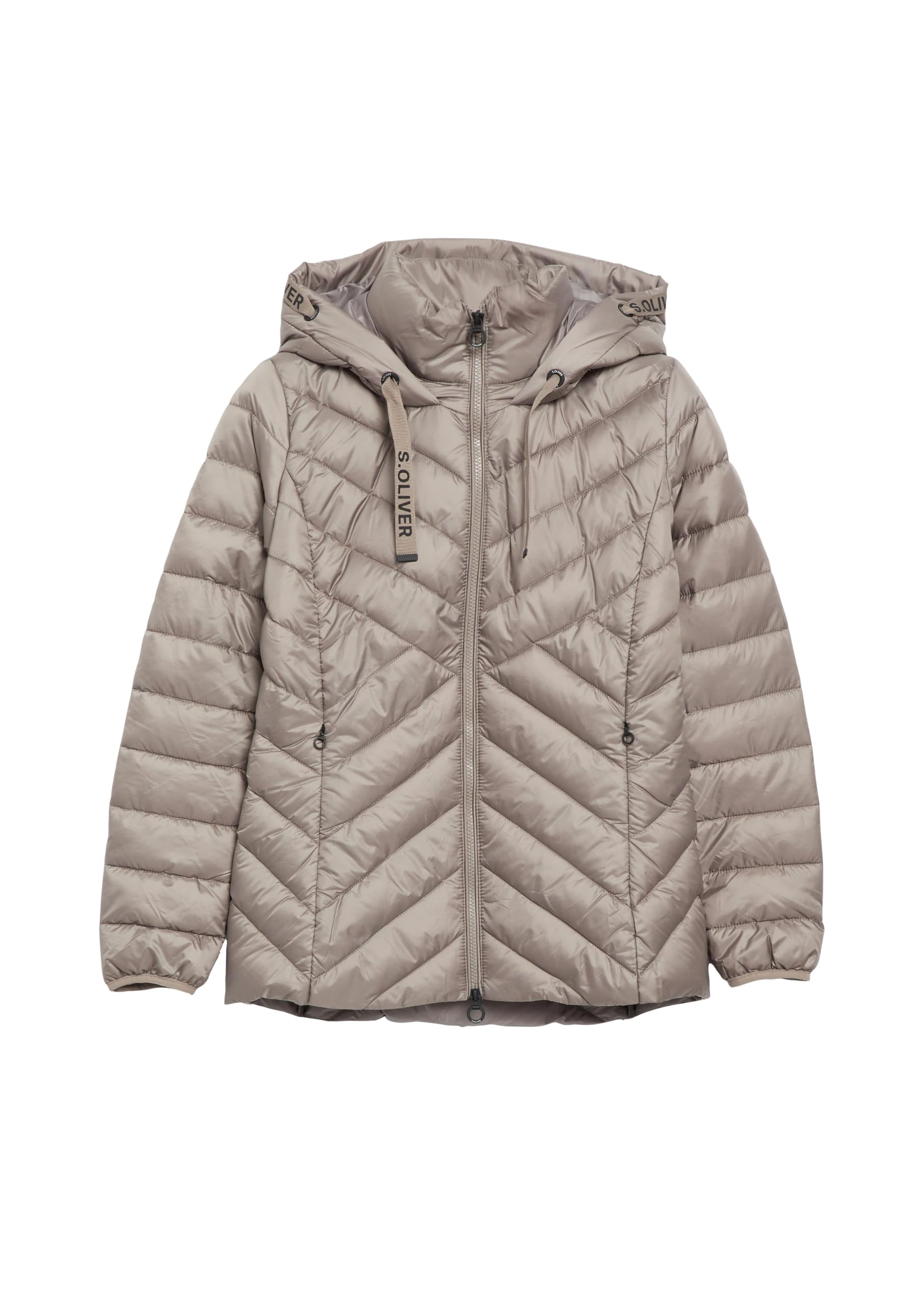 s.Oliver RED LABEL Steppjacke Kapuze leicht bordeaux