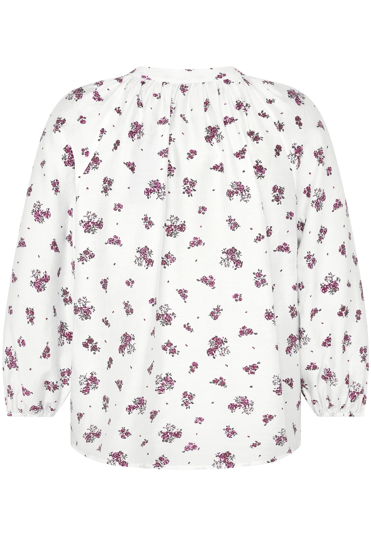 zero Schlupfbluse mit Leoprint und 3/4-Arm beige