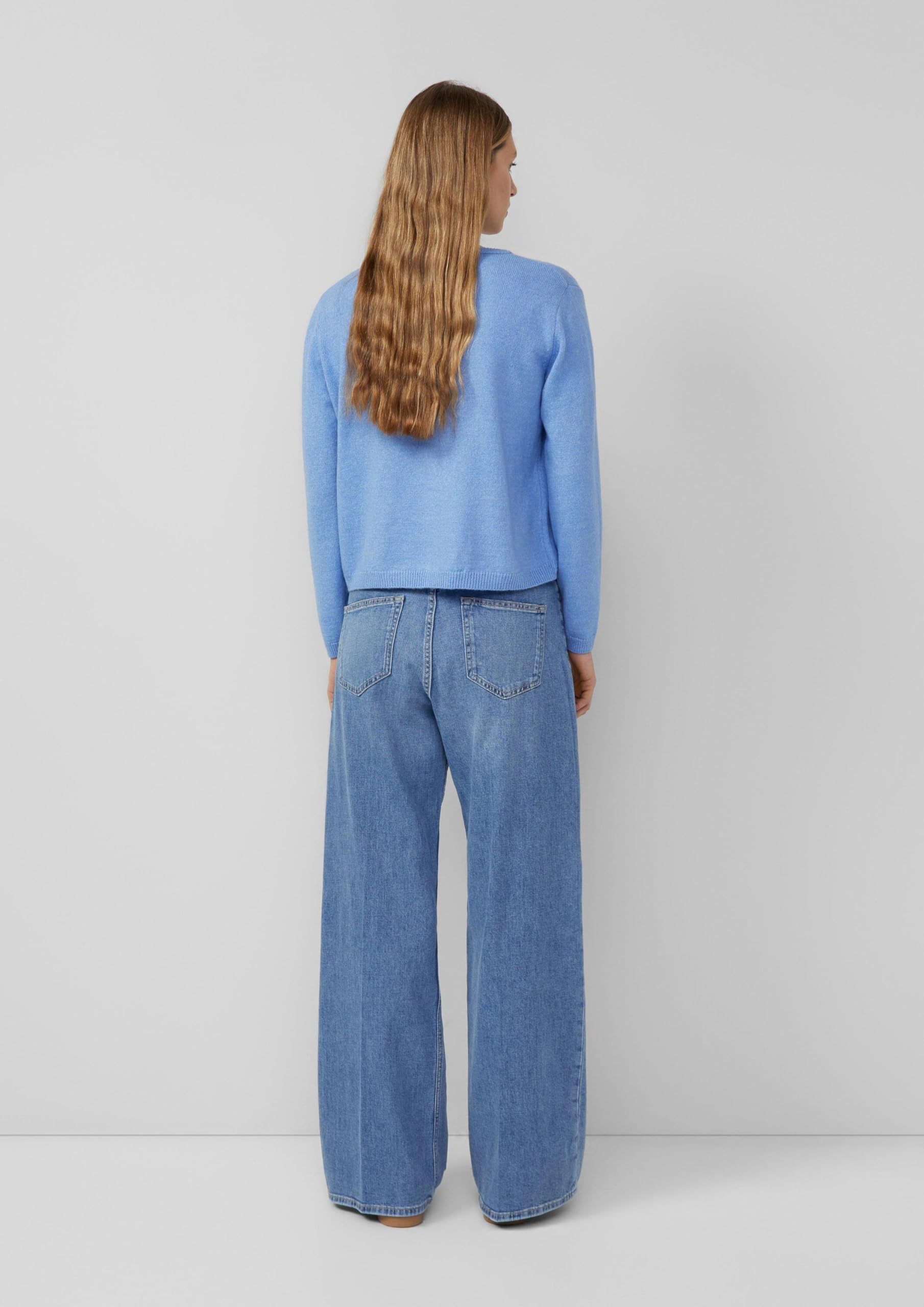 s.Oliver Junior Suri High Rise Jeans Wide Fit blau