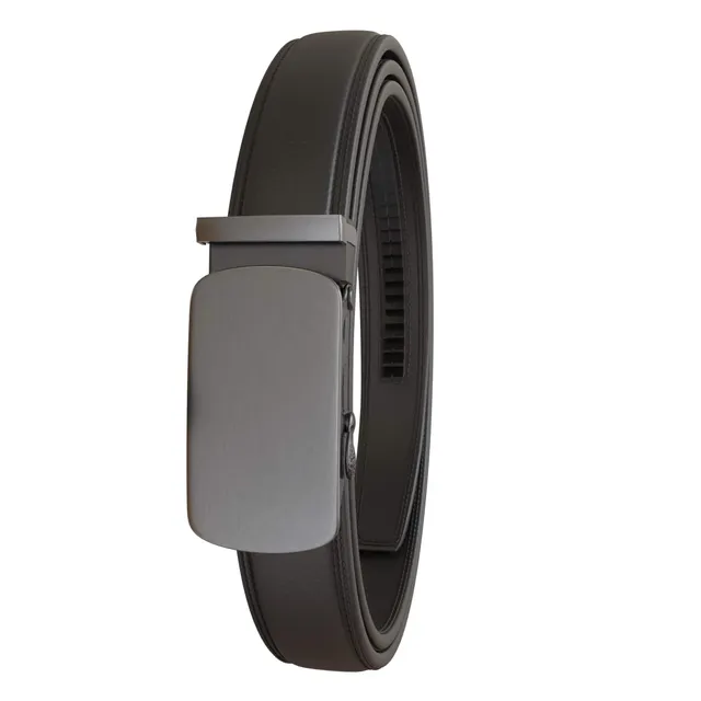 BEZLIT Automatikgürtel Echtleder Schwarz 440 3,5cm