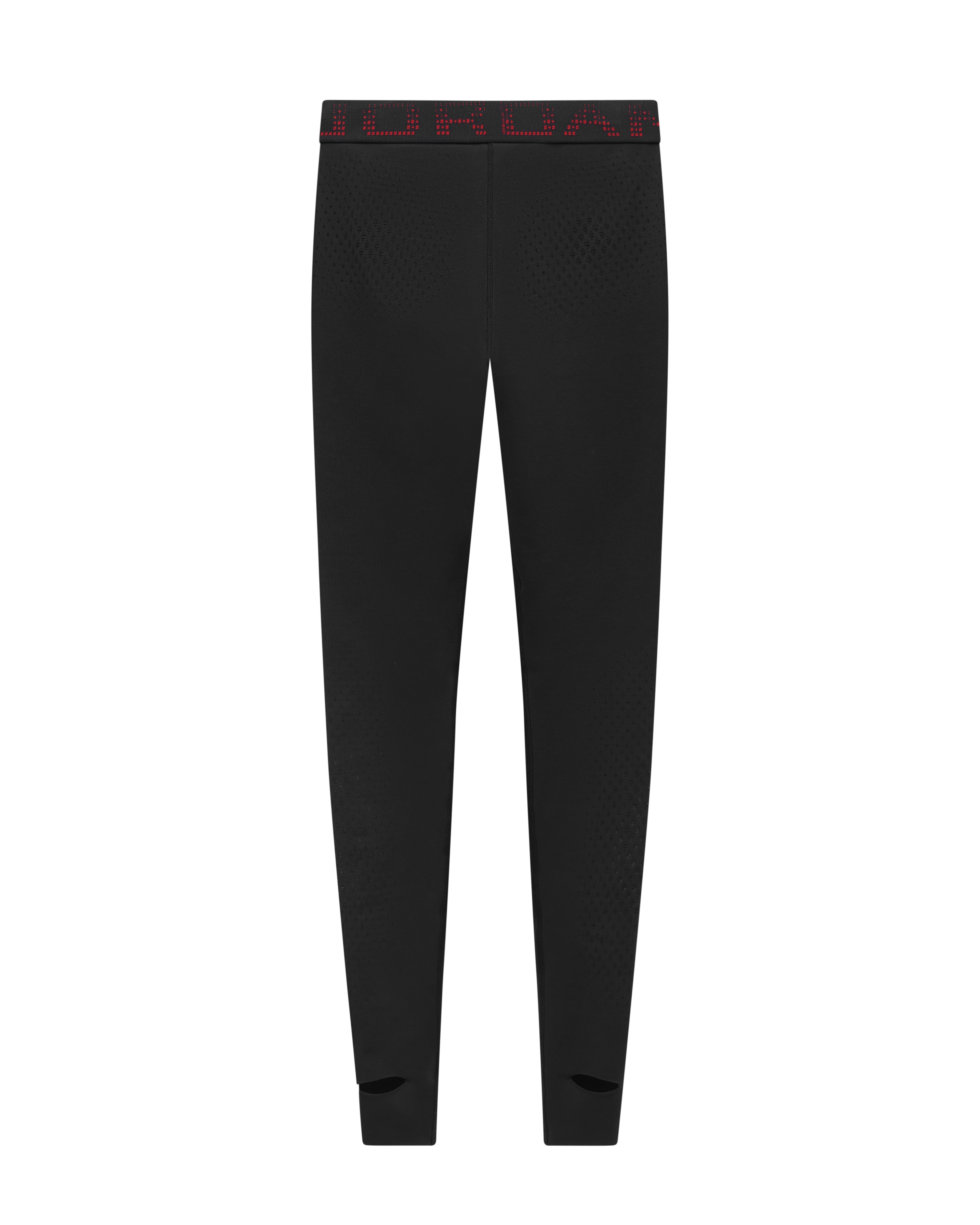 Mowalola Jordan Knit Leggings Schwarz Gym Red