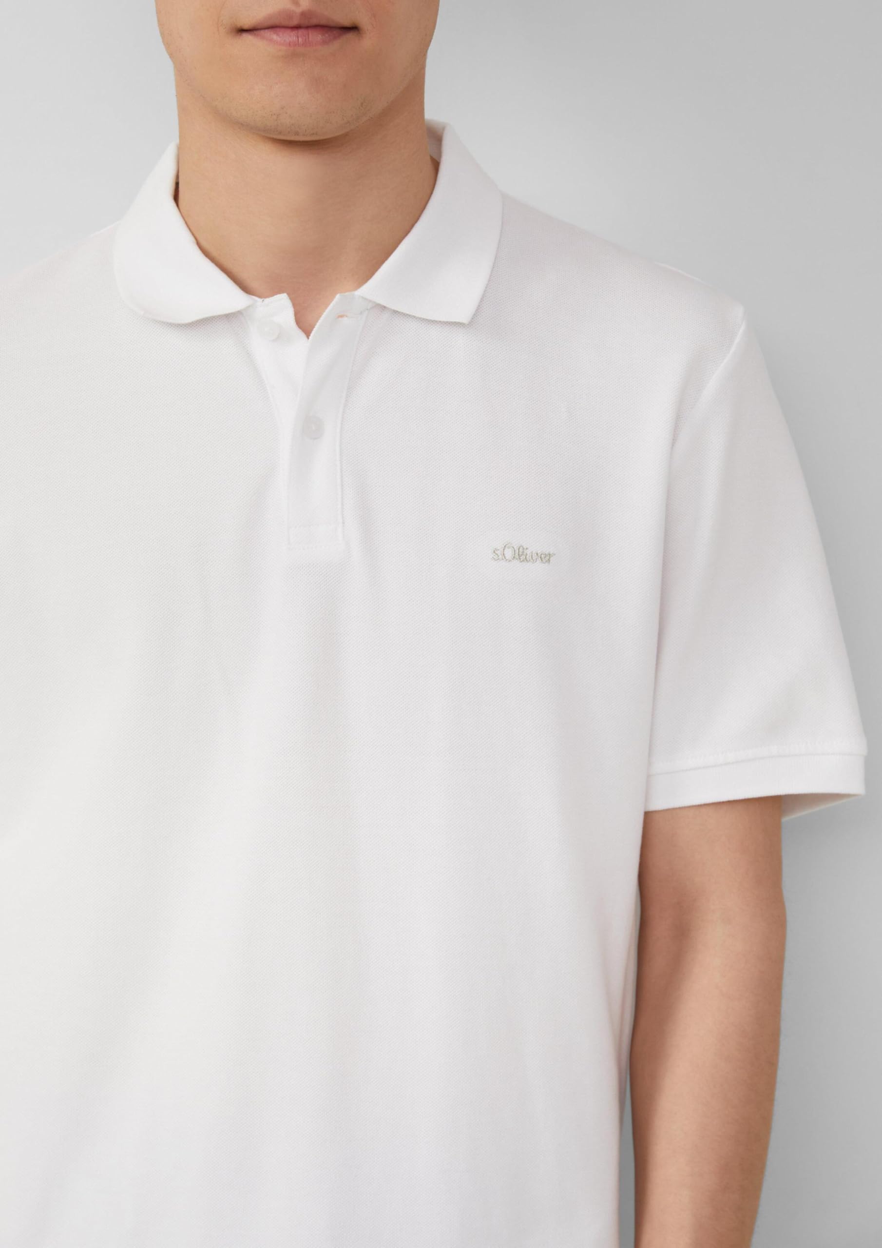 s.Oliver Junior Poloshirt aus Baumwollpiqué kurzarm Baumwolle