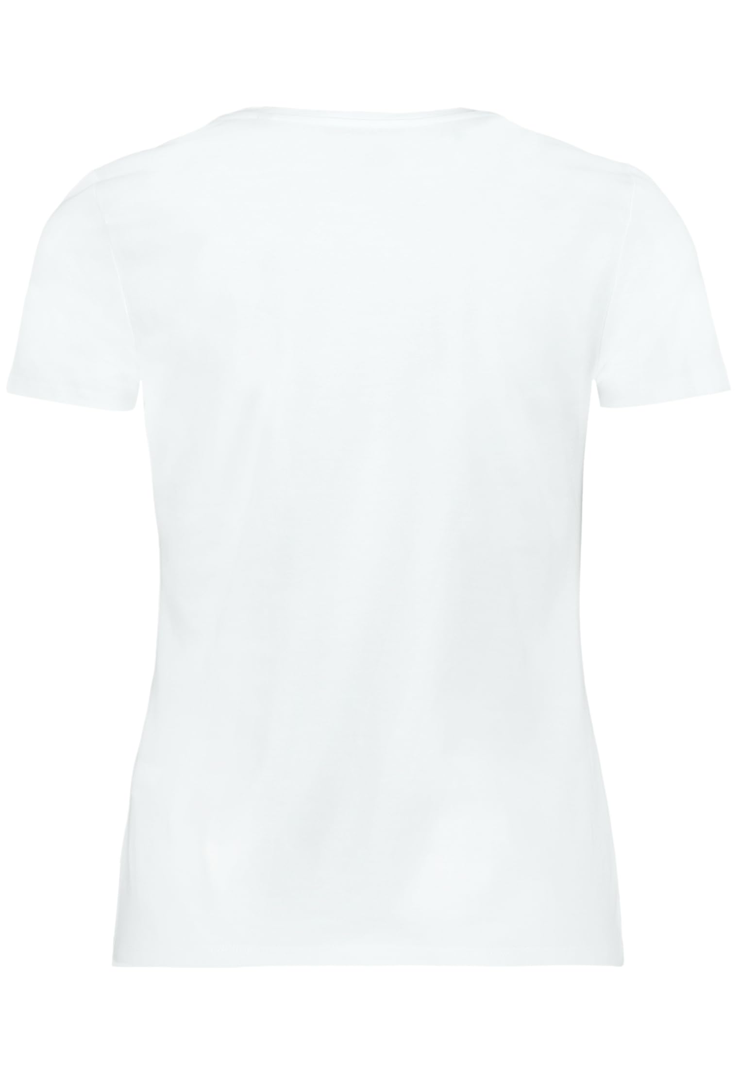 zero Printshirt mit Aufdruck T-Shirt 38 Patch White Rosé bedruckt