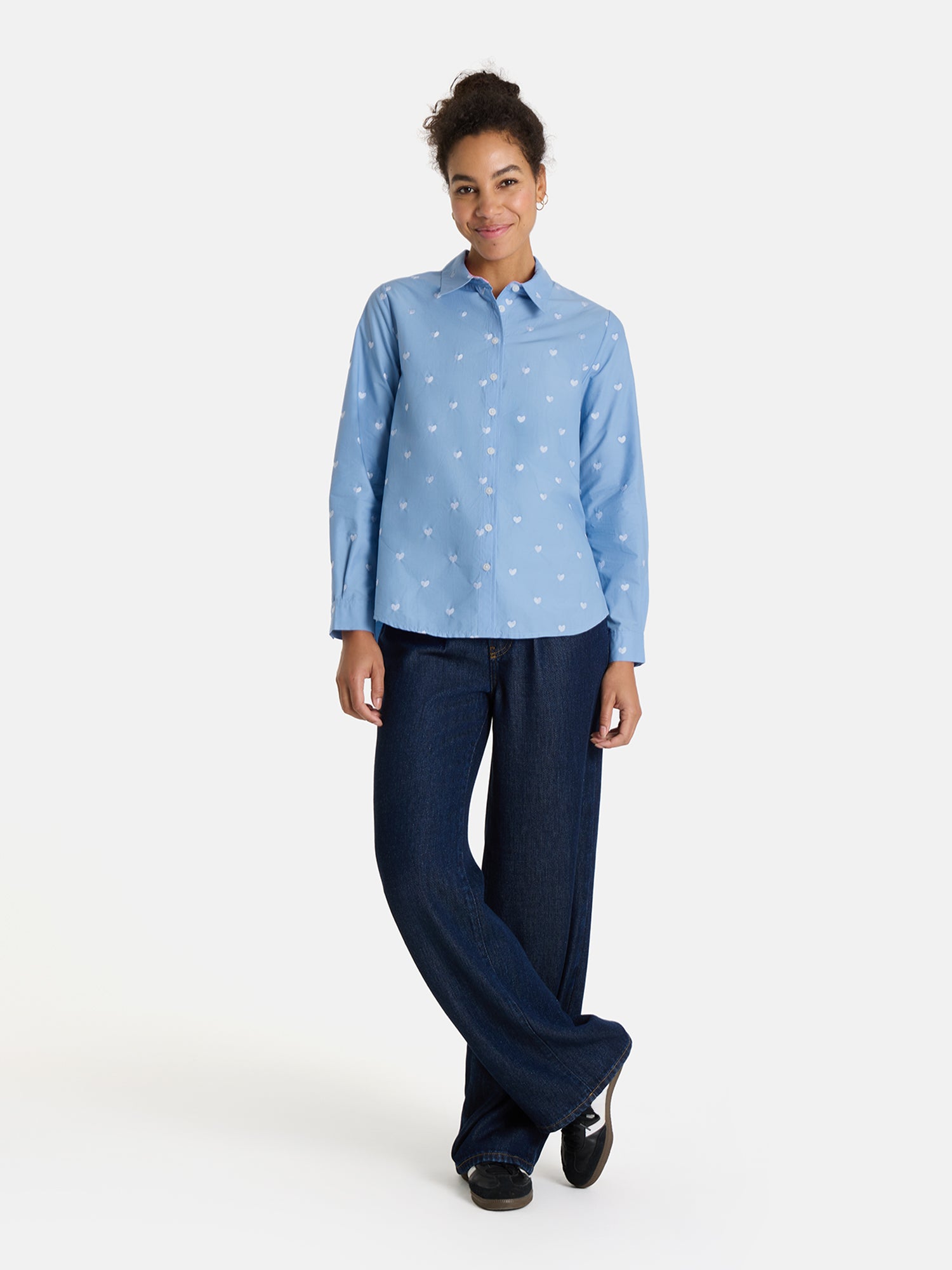 Lieblingsstück RadunaL Bluse offwhite Baumwolle Herz