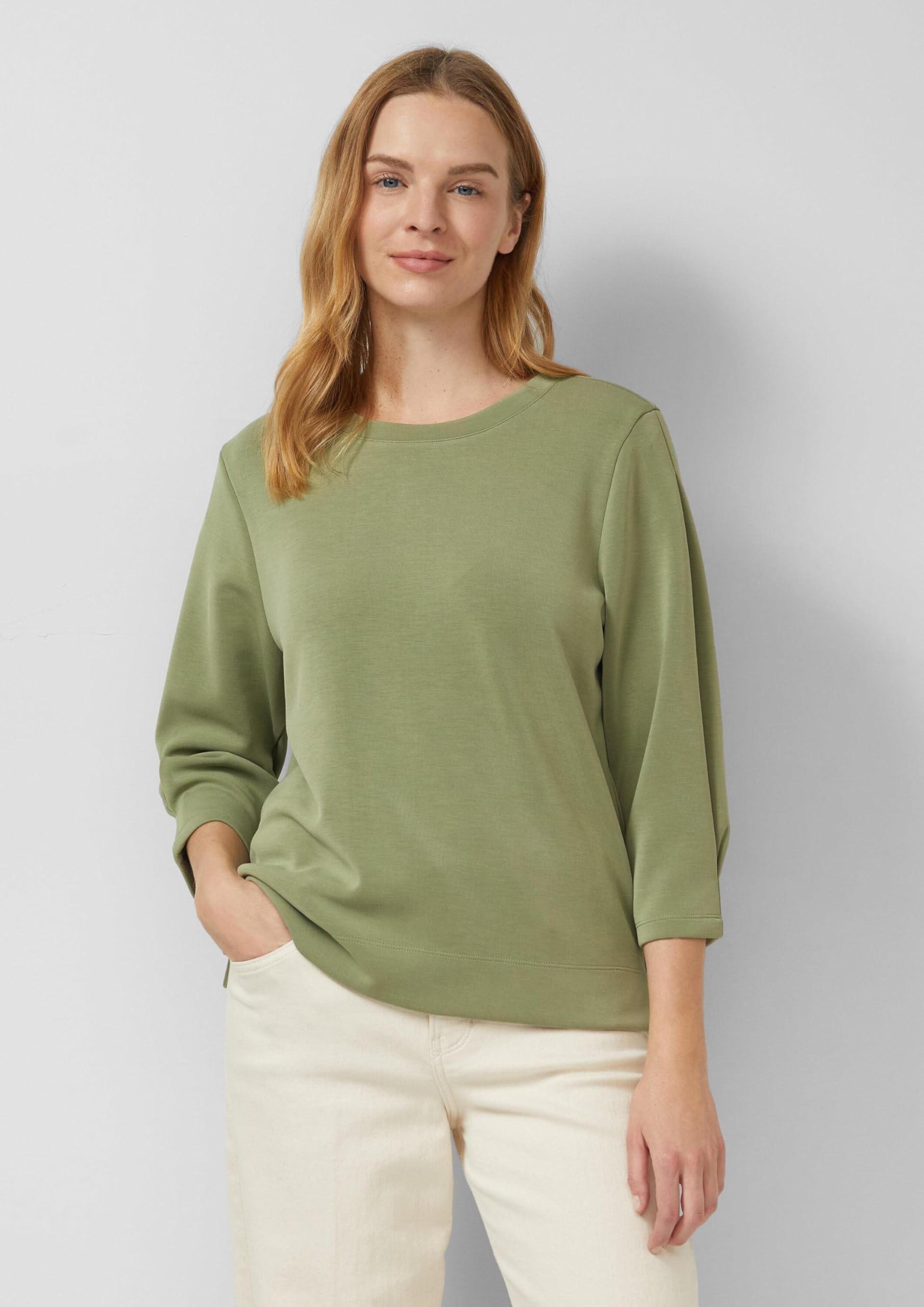 s.Oliver Junior Sweatshirt Scuba 3/4-Arm Blau