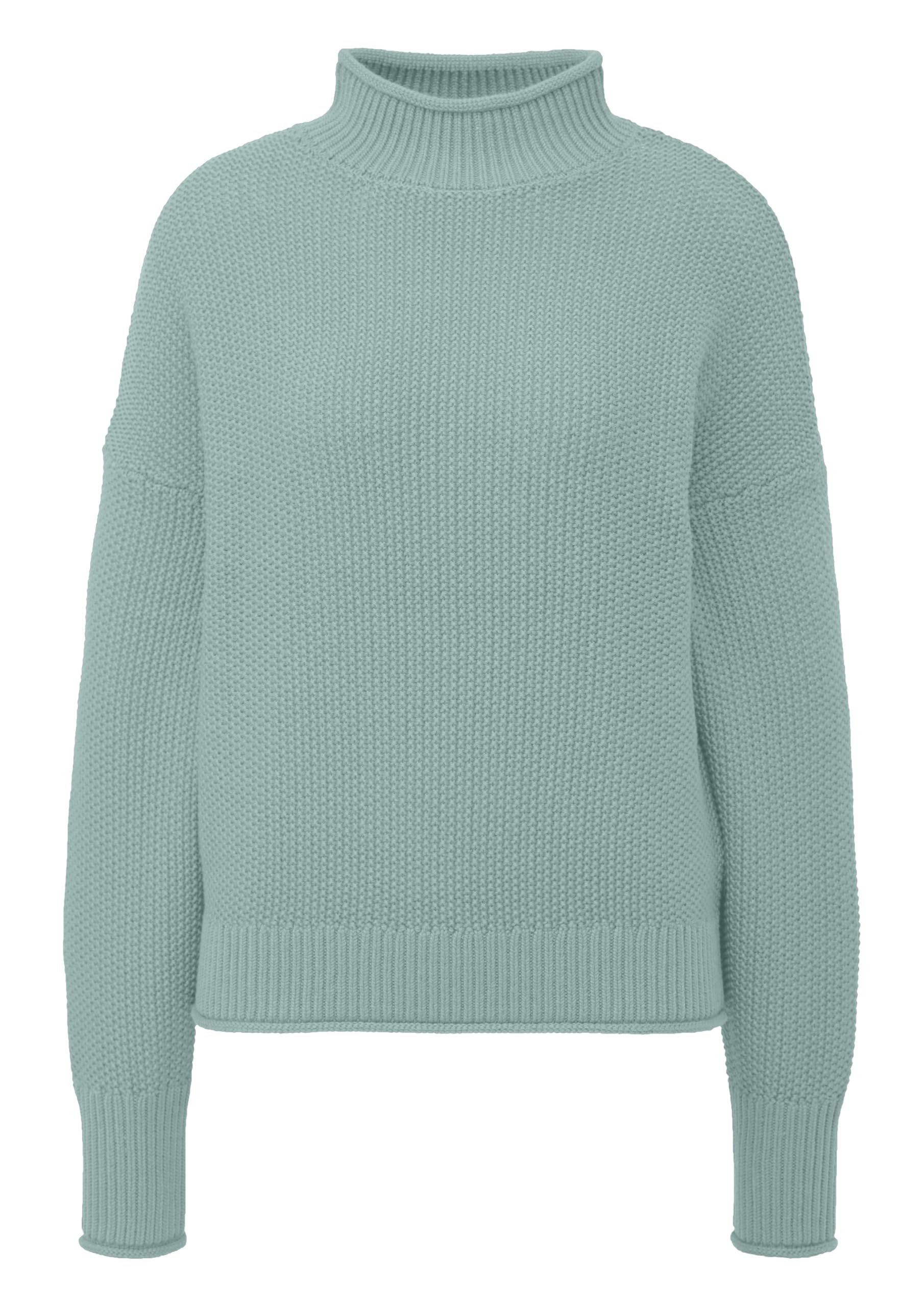 s.Oliver QS Strickpullover Stehkragen Mehrfarbig Baumwollmix