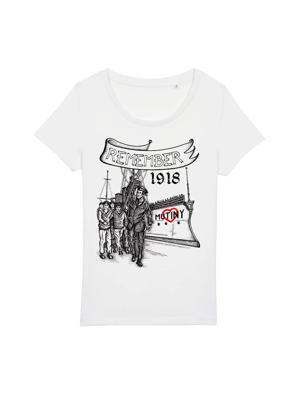 dna merch Kiel Mutiny T-Shirt Damen Bio-Baumwolle