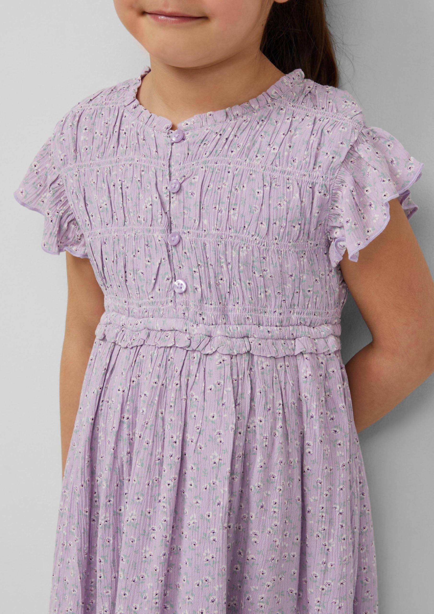 s.Oliver Junior 2178183 Kleid Alloverprint Gr. 104