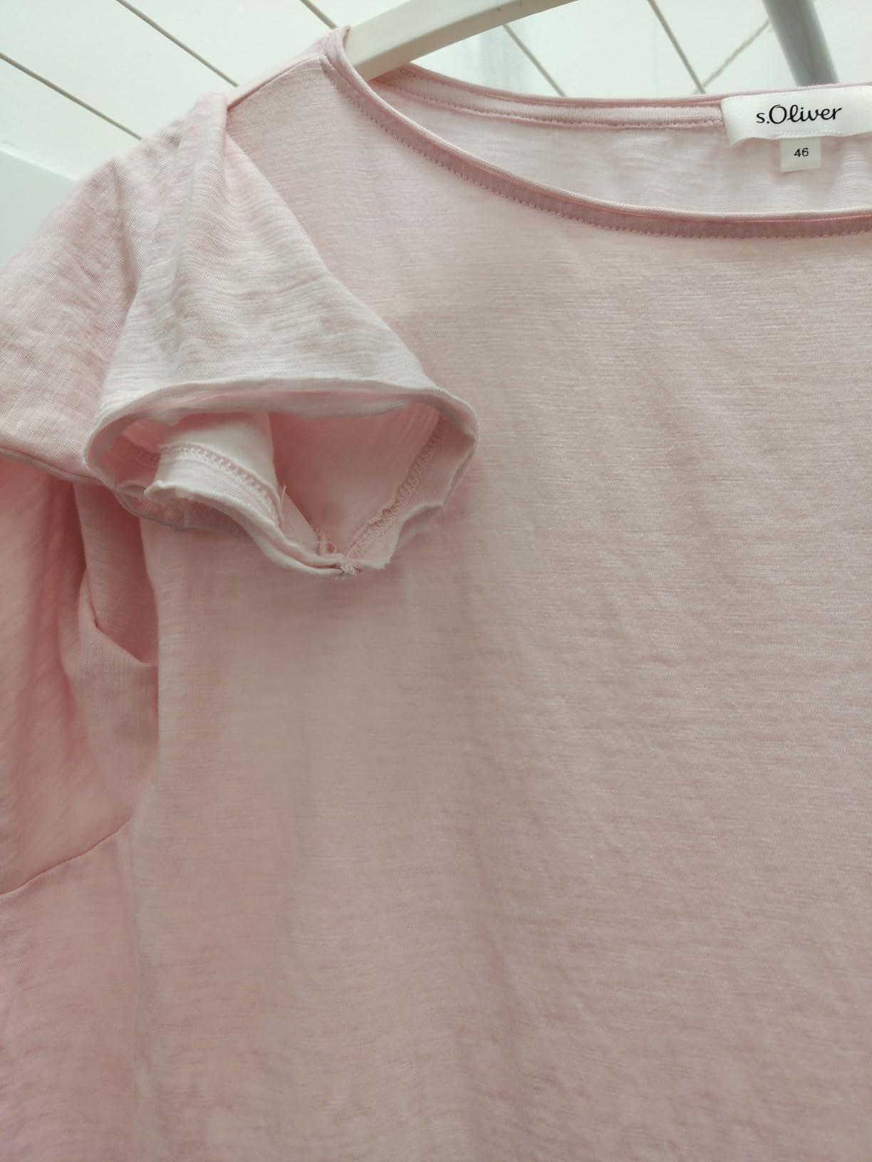 s.Oliver 2164085 T-Shirt lilac pink aus Baumwolle