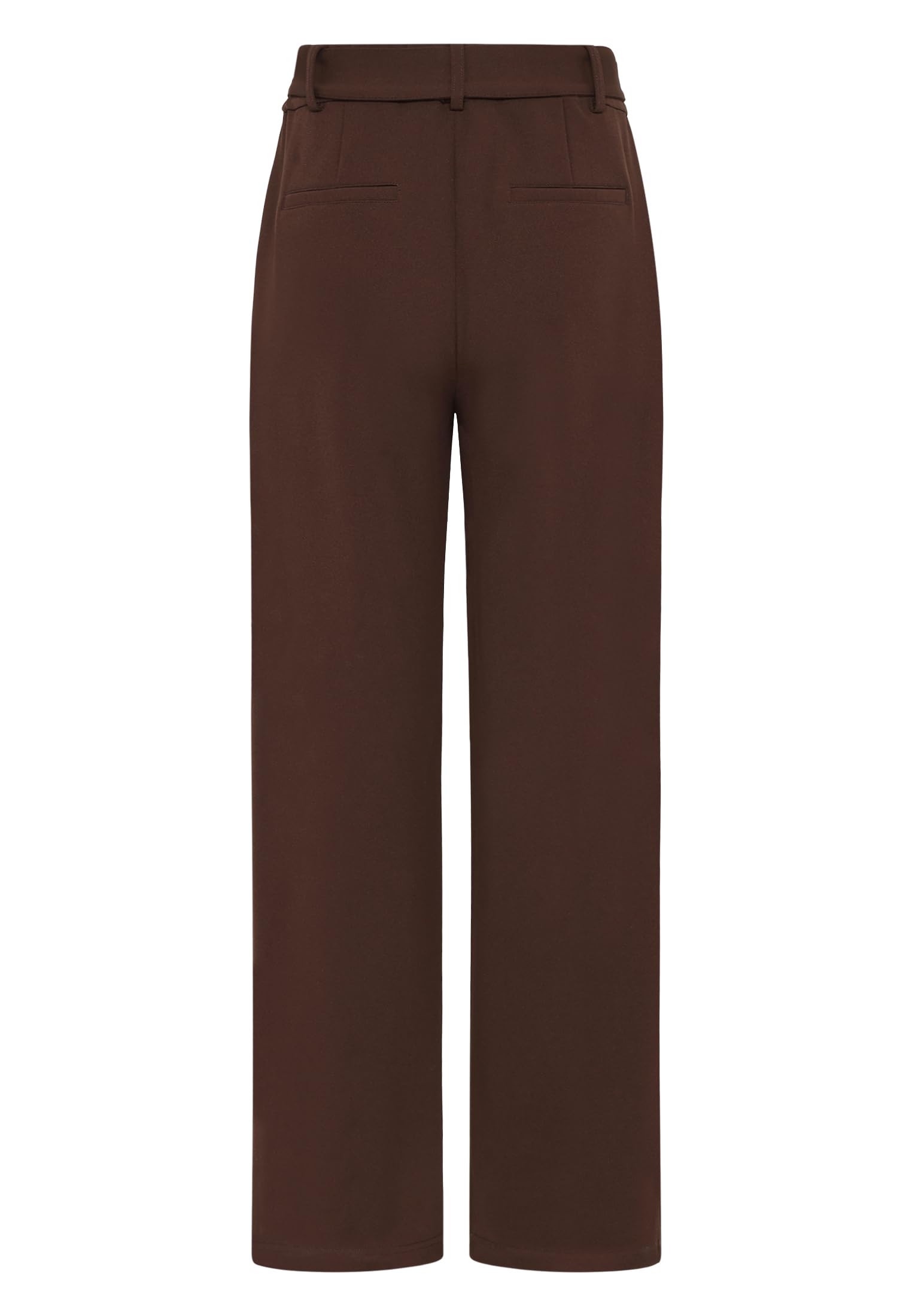 zero Hose mit Stoffgürtel Gr.40 Chicory Coffee