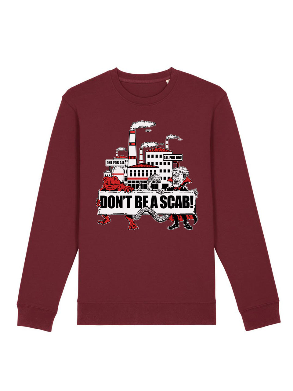 dna merch Sei Kein Streikbrecher Sweatshirt schwarz