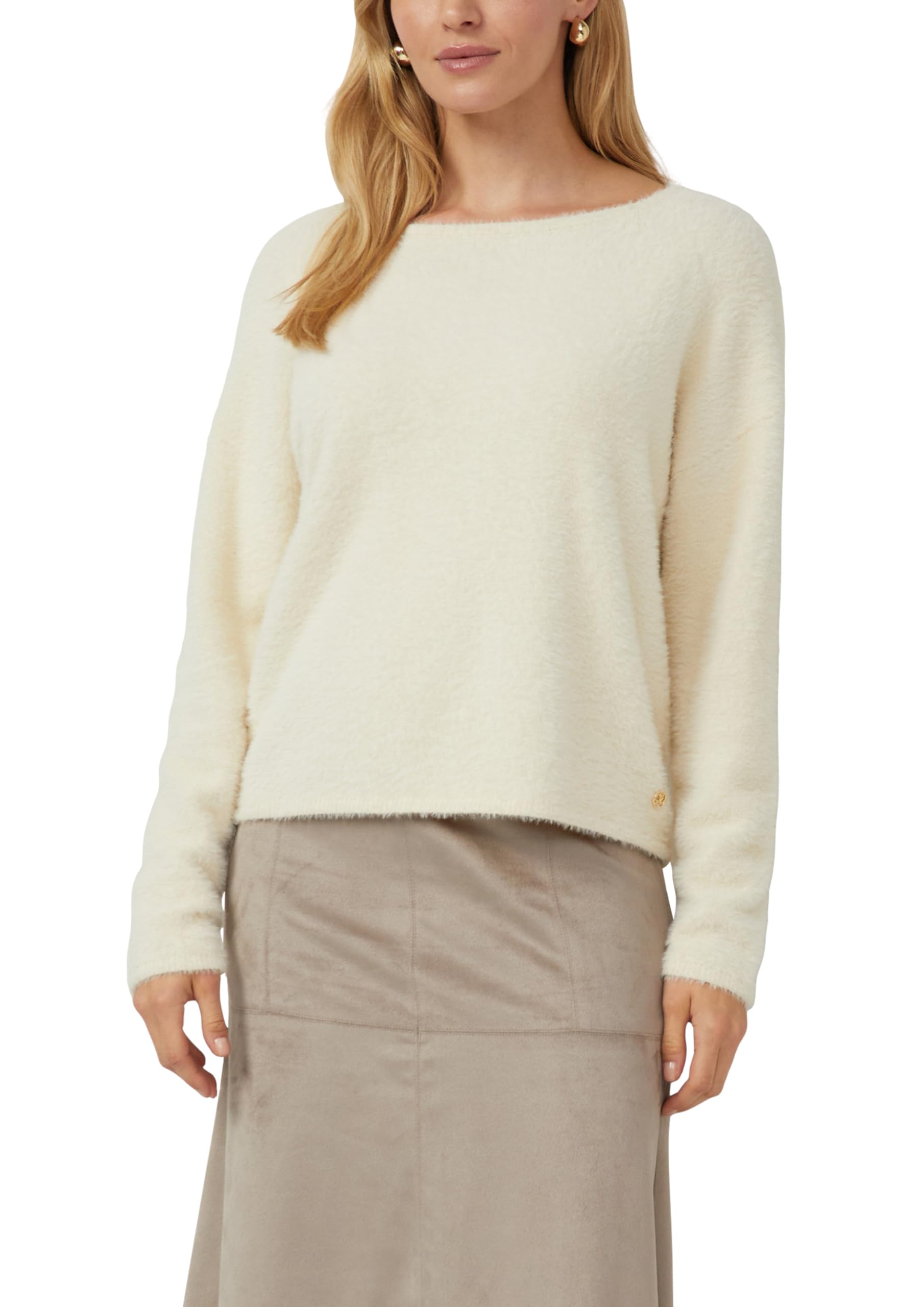 s.Oliver Teddy Pullover U-Boot Gr. 40 flauschig