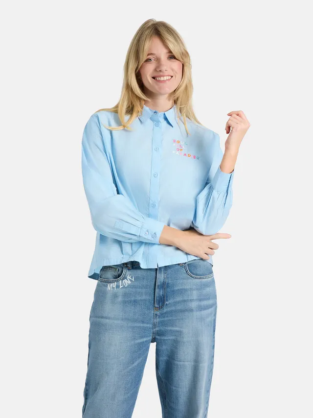 Lieblingsstück RobyL Bluse pearl aus Baumwolle