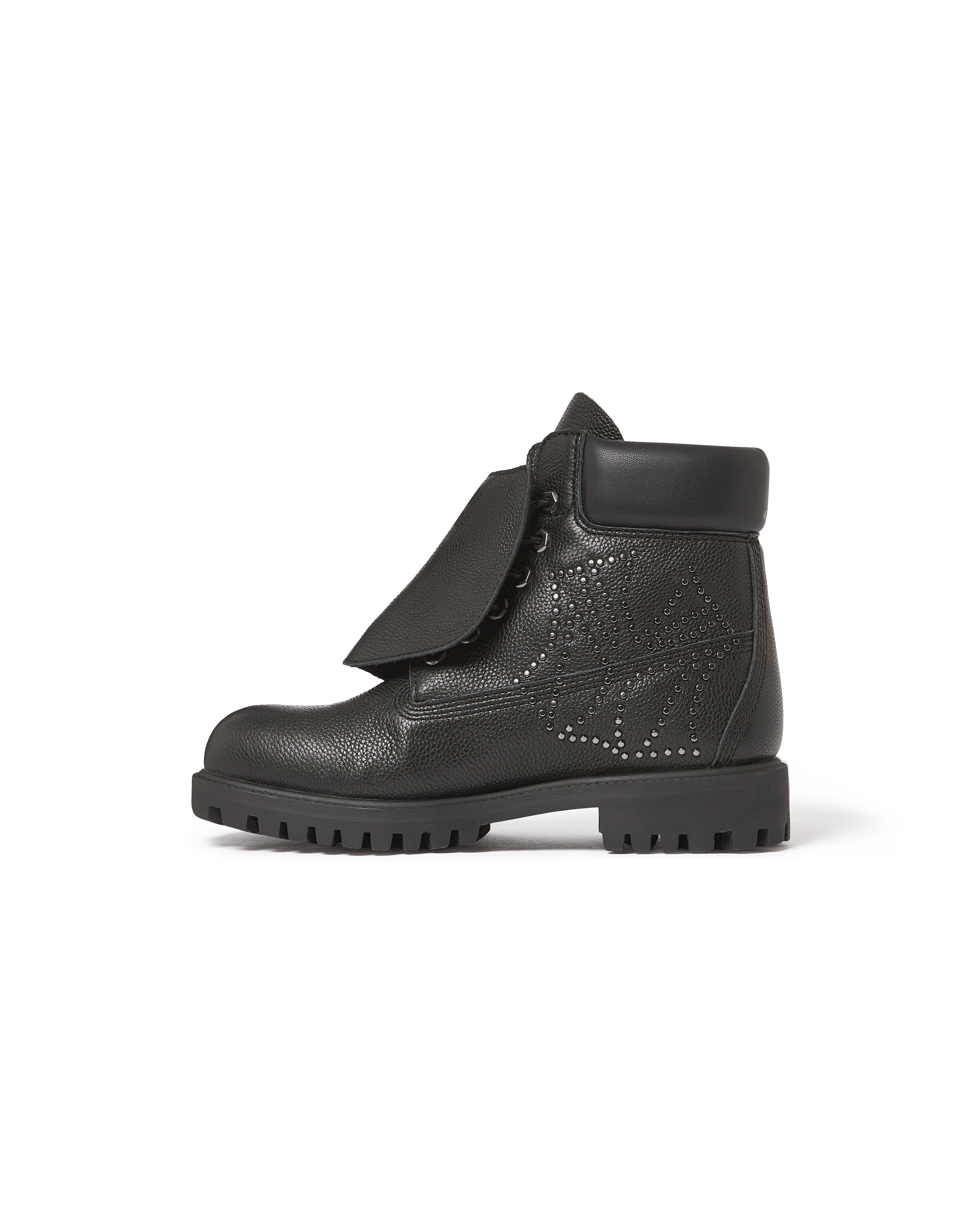 Mowalola Reign Boot Black Bullet Stiefel schwarz Leder