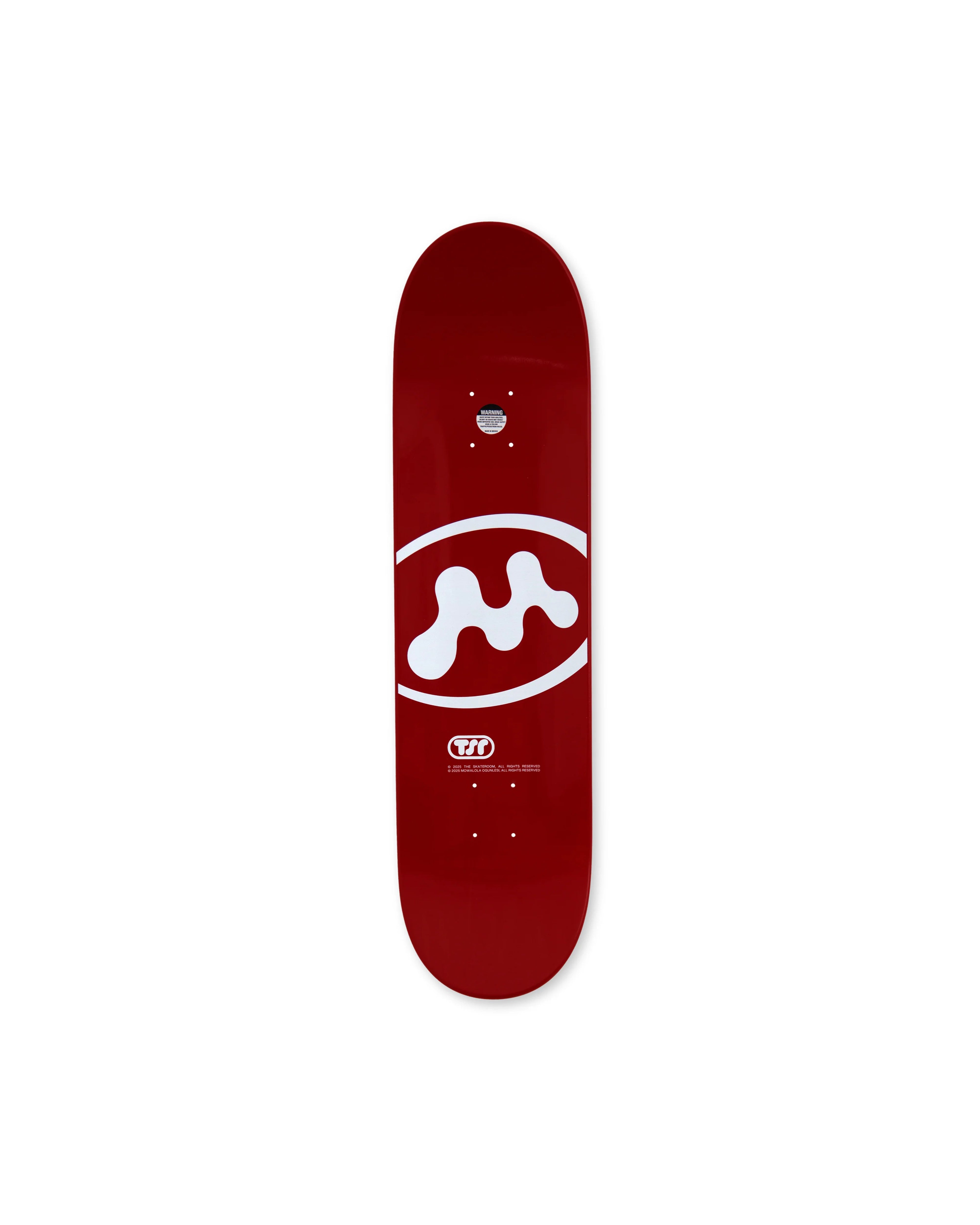 Mowalola Red Omen Skateboard Deck Classic limitiert