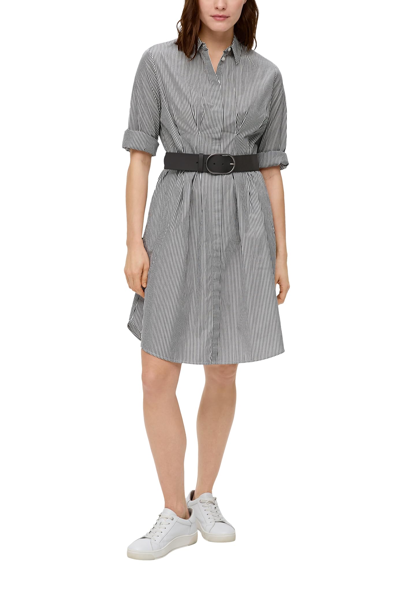 s.Oliver 2141685 Damen Ledergürtel M Schwarz