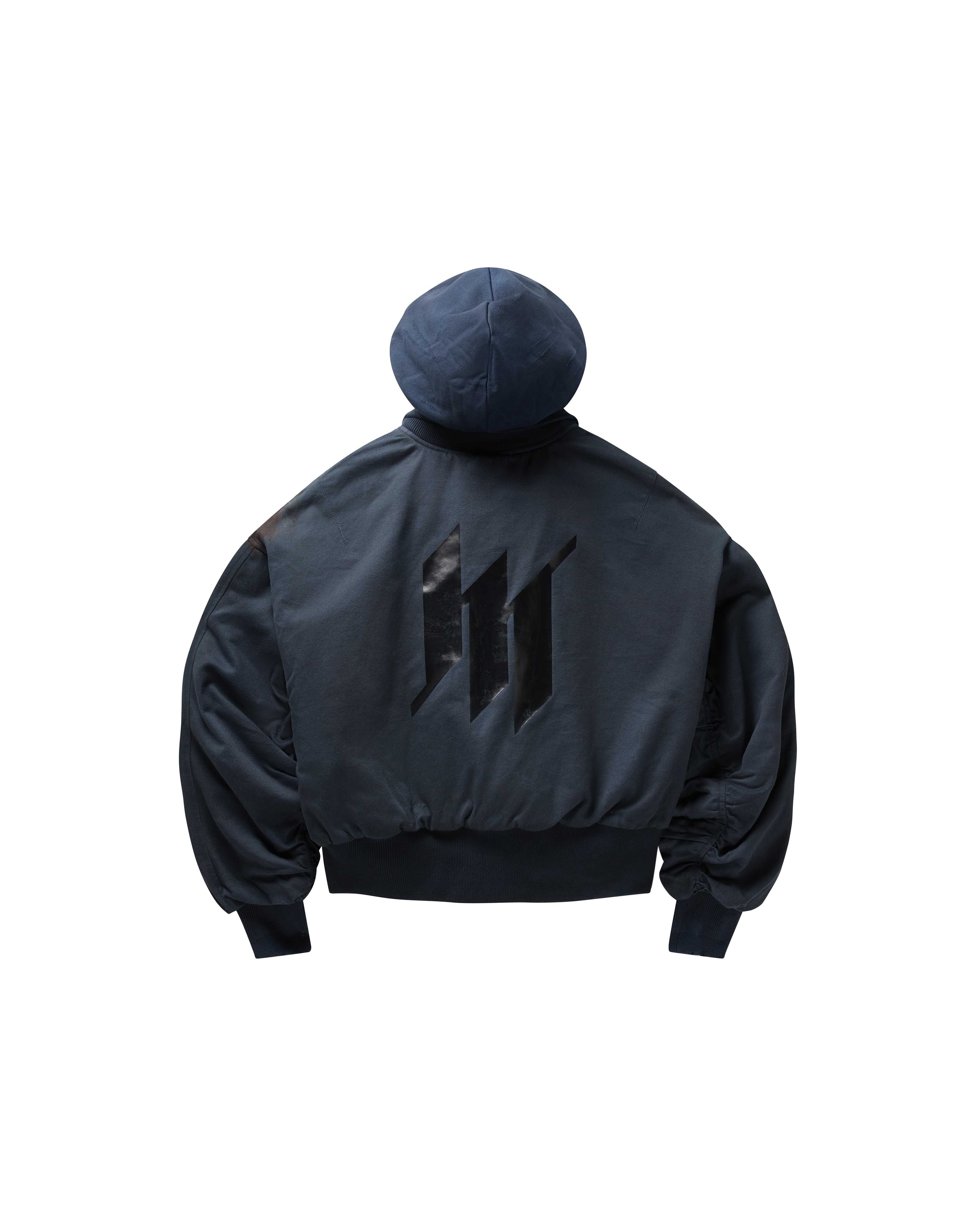 Mowalola Union Jack Bomberjacke mit Kapuze