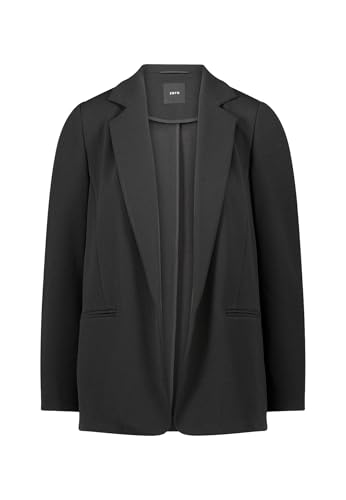zero Longblazer offener Style Blazer Black Beauty Gr.40
