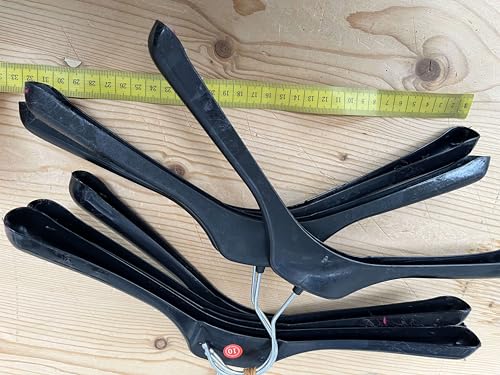 BEZLIT Kinder Kleiderbügel 32 cm schwarz 12 Stück Kunststoff